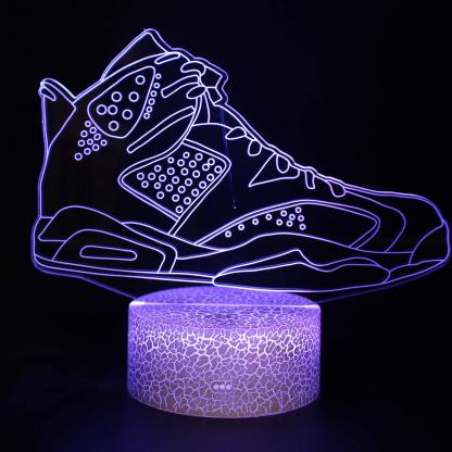 Basketball Shoes 3D Optical Illusion Lamp - 3D Optical Lamp