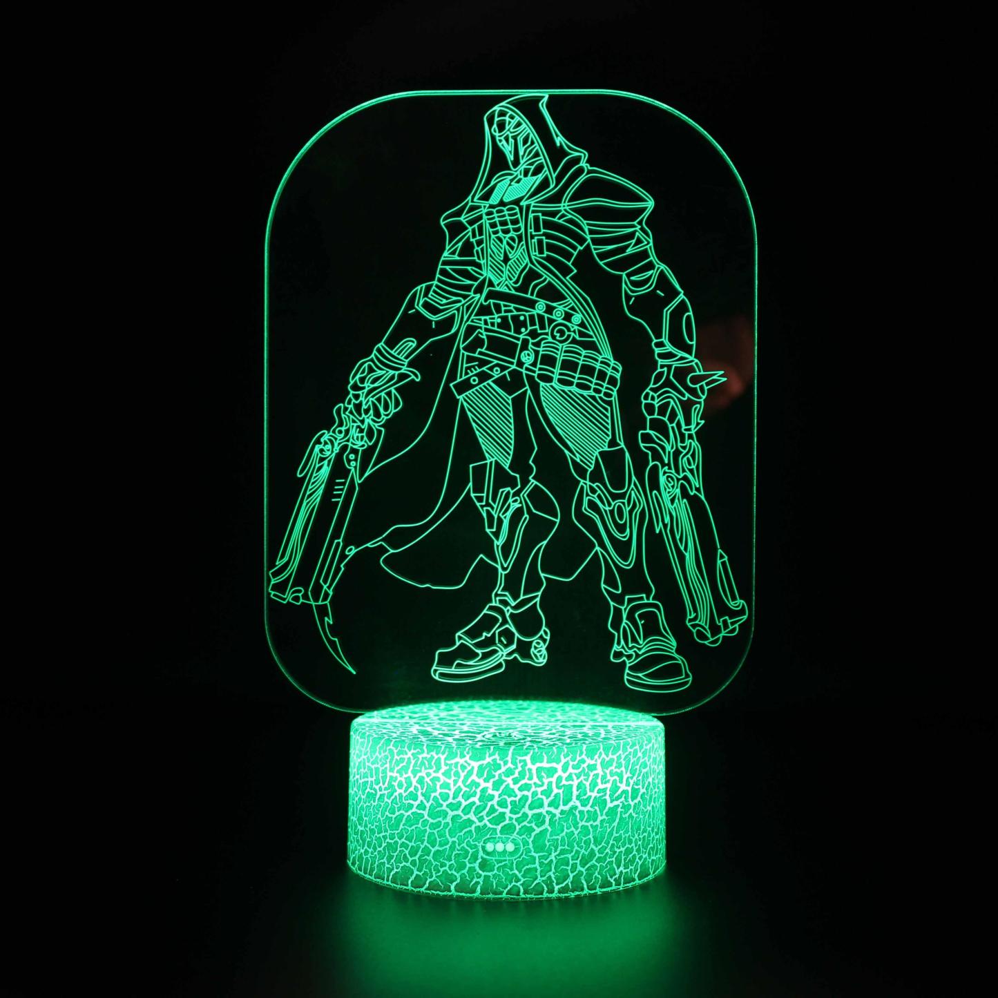 Overwatch Character 3D Optical Illusion Lamp - 3D Optical Lamp