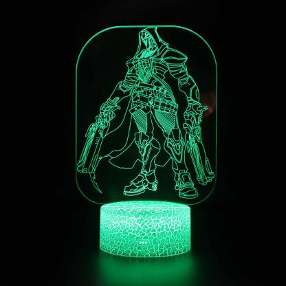 Overwatch Character 3D Optical Illusion Lamp - 3D Optical Lamp