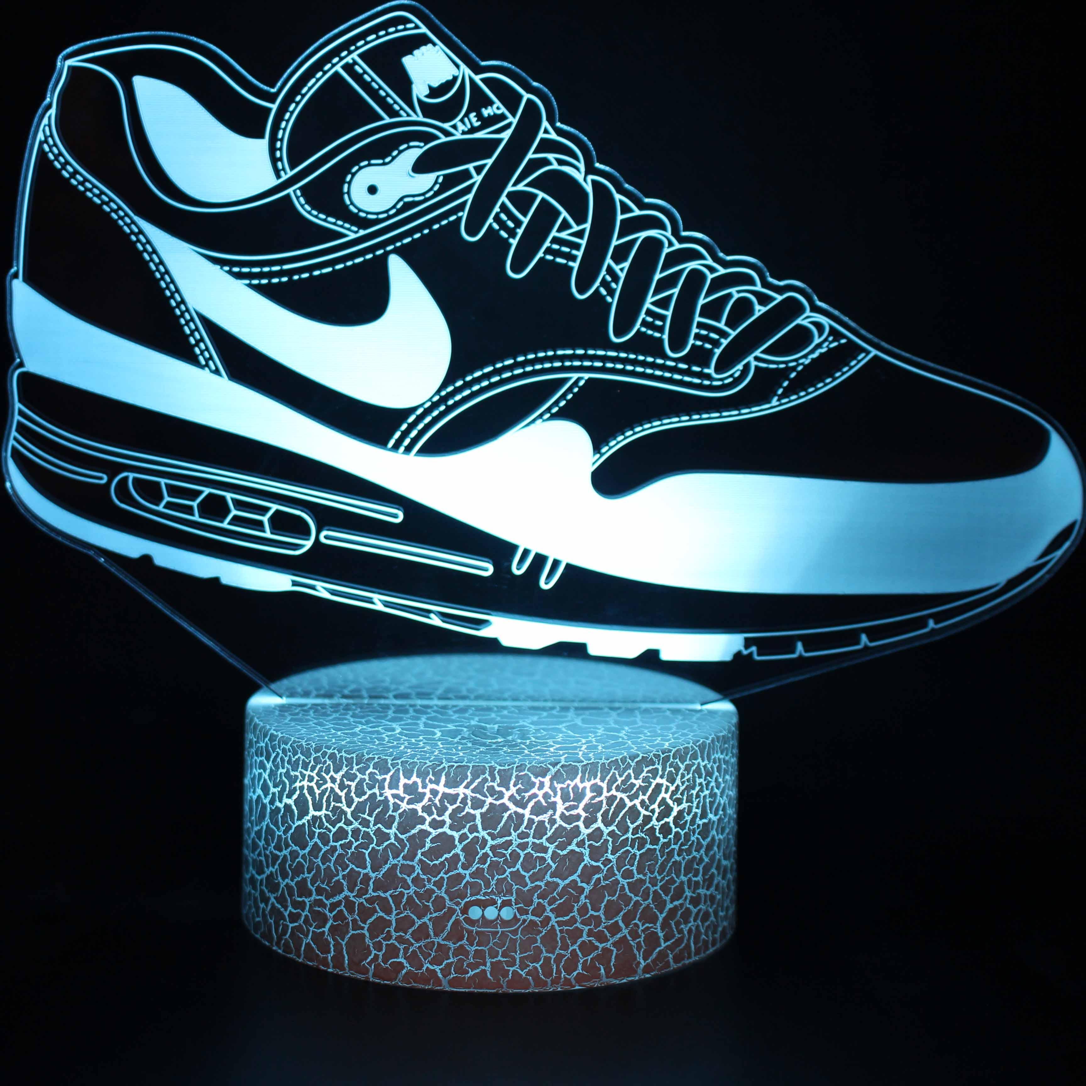 Basketball Shoes 3D Optical Illusion Lamp - 3D Optical Lamp