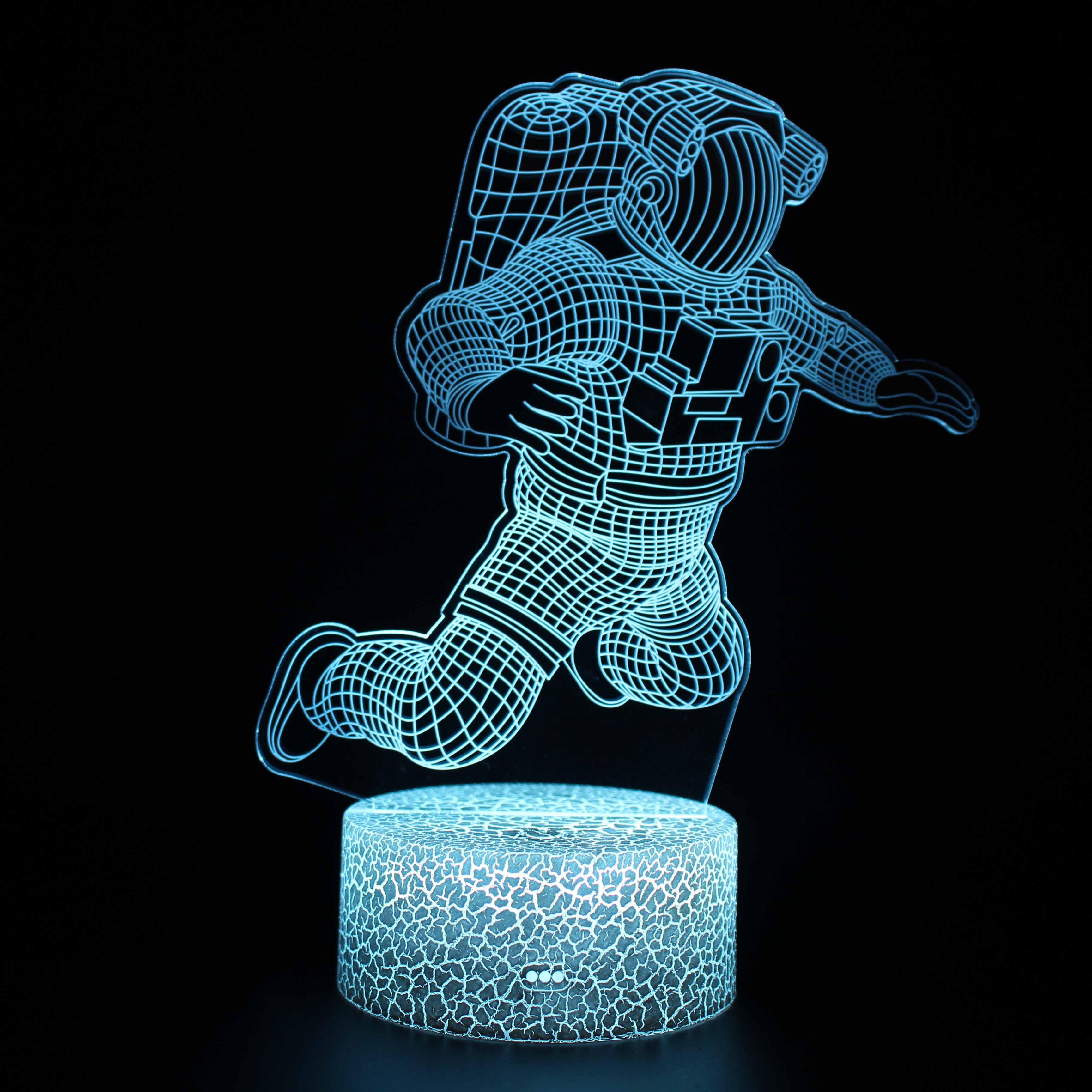 Floating Astronaut 3D Lamp Explore Space with Every Glow-3D Optical Lamp