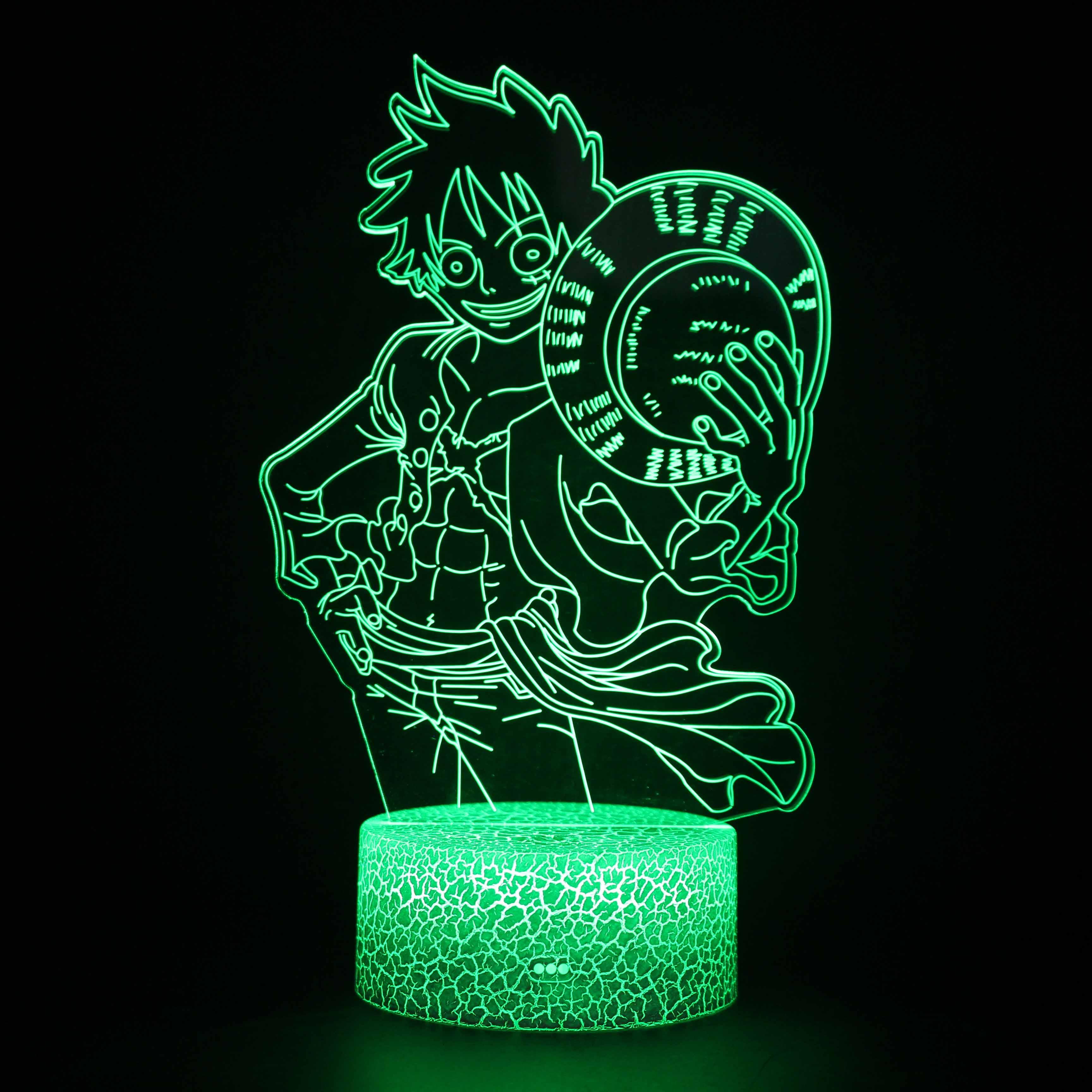 One Piece Character 3D Optical Illusion Lamp - 3D Optical Lamp