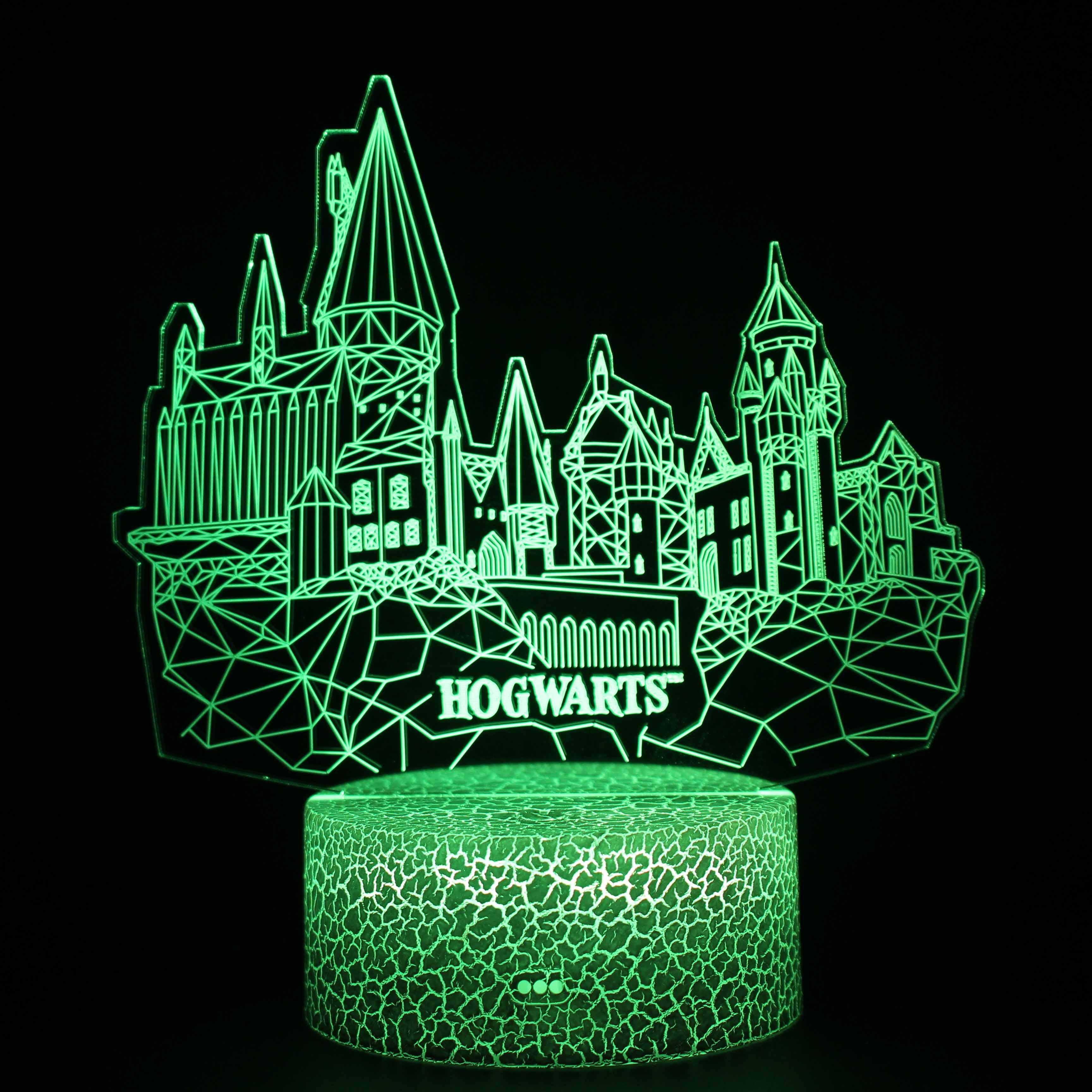 Hogwarts 3D Optical Lamp-3D Optical Lamp