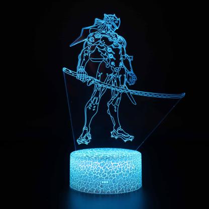 Overwatch Character 3D Optical Illusion Lamp - 3D Optical Lamp