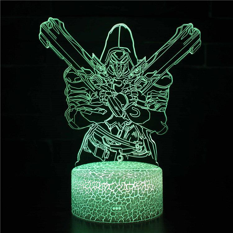 Overwatch Character 3D Optical Illusion Lamp - 3D Optical Lamp