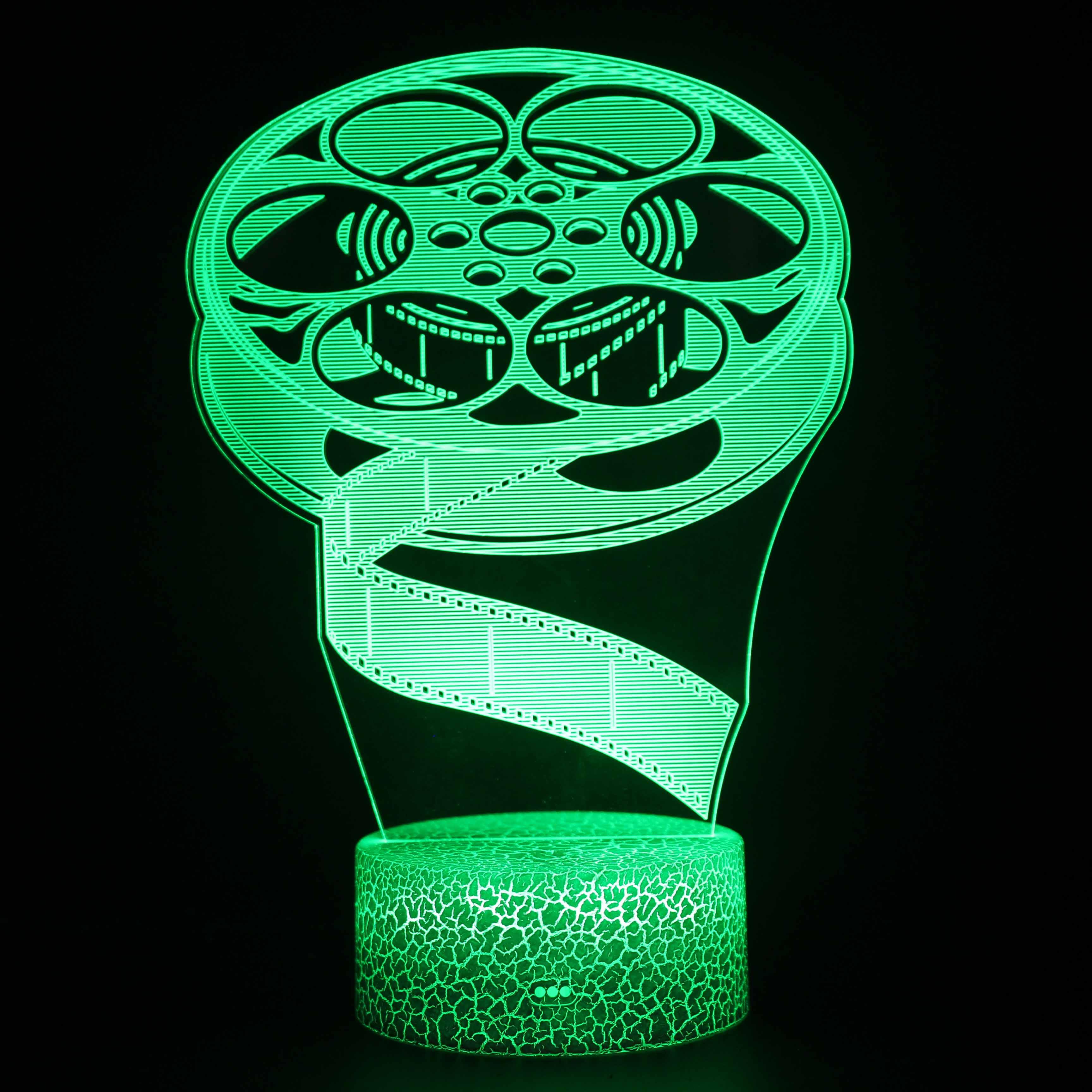 Film 3D Optical Illusion Lamp - 3D Optical Lamp