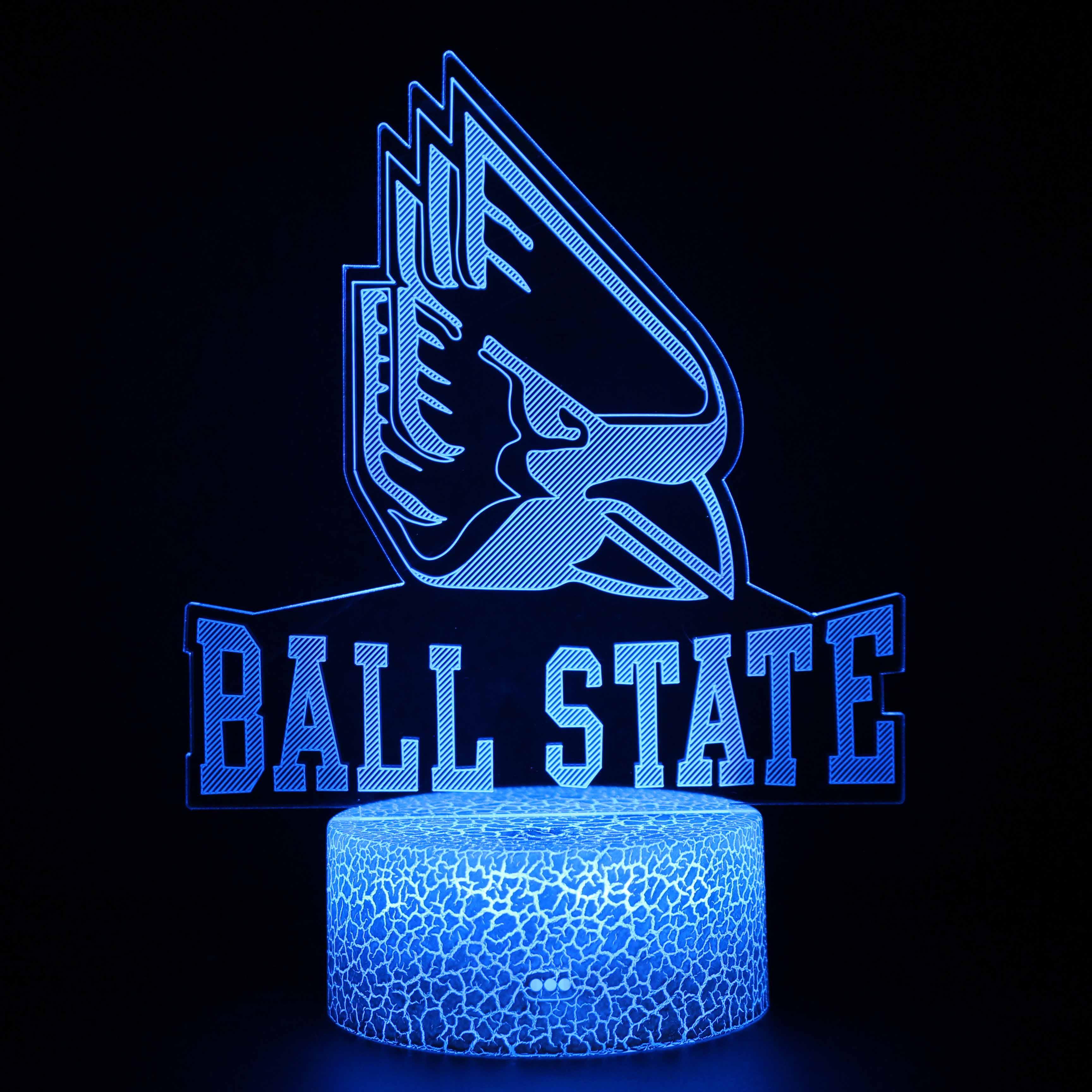 Ball State 3D Optical Illusion Lamp For Interior Decor-3D Optical Lamp