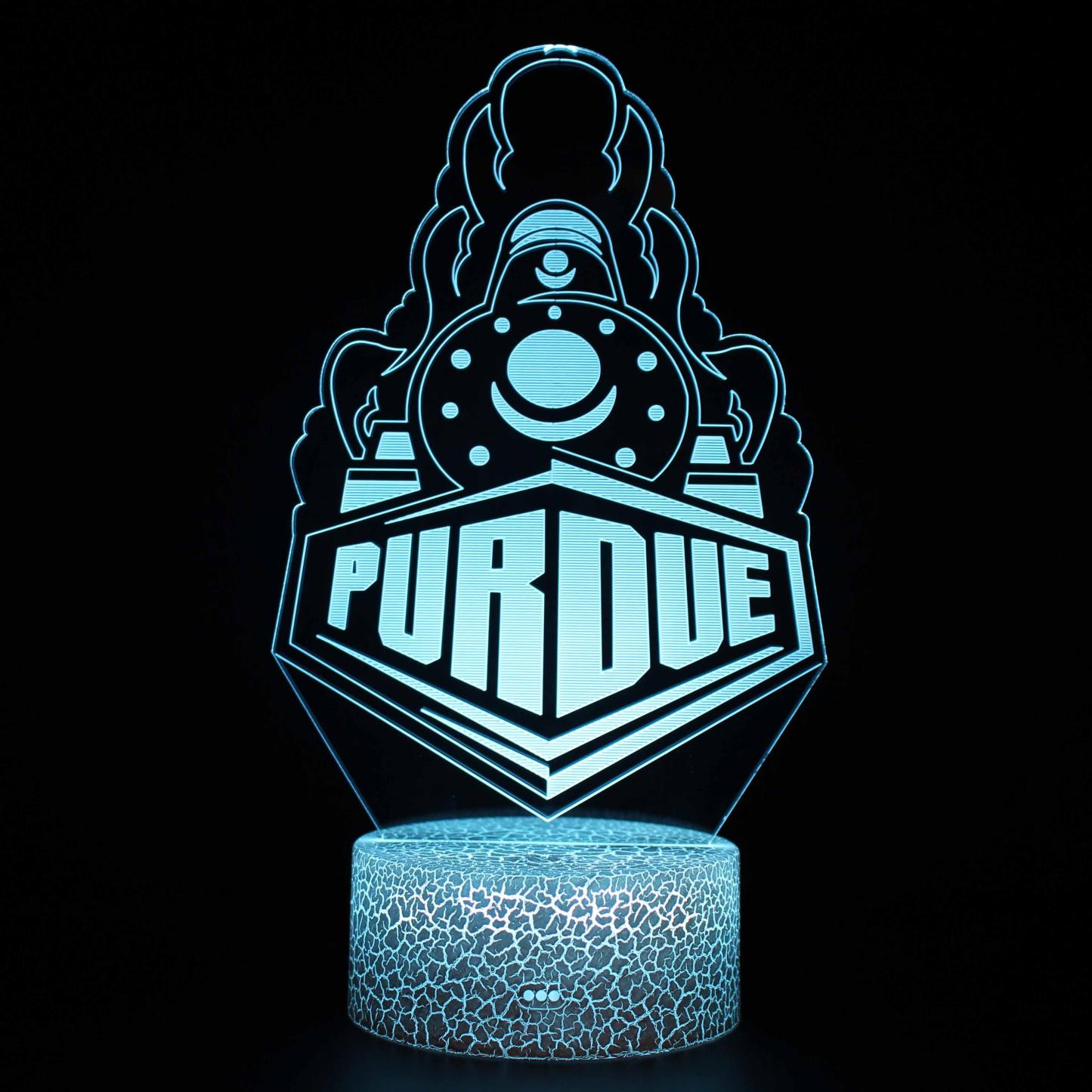 Purdue 3D Optical Illusion Lamp - 3D Optical Lamp