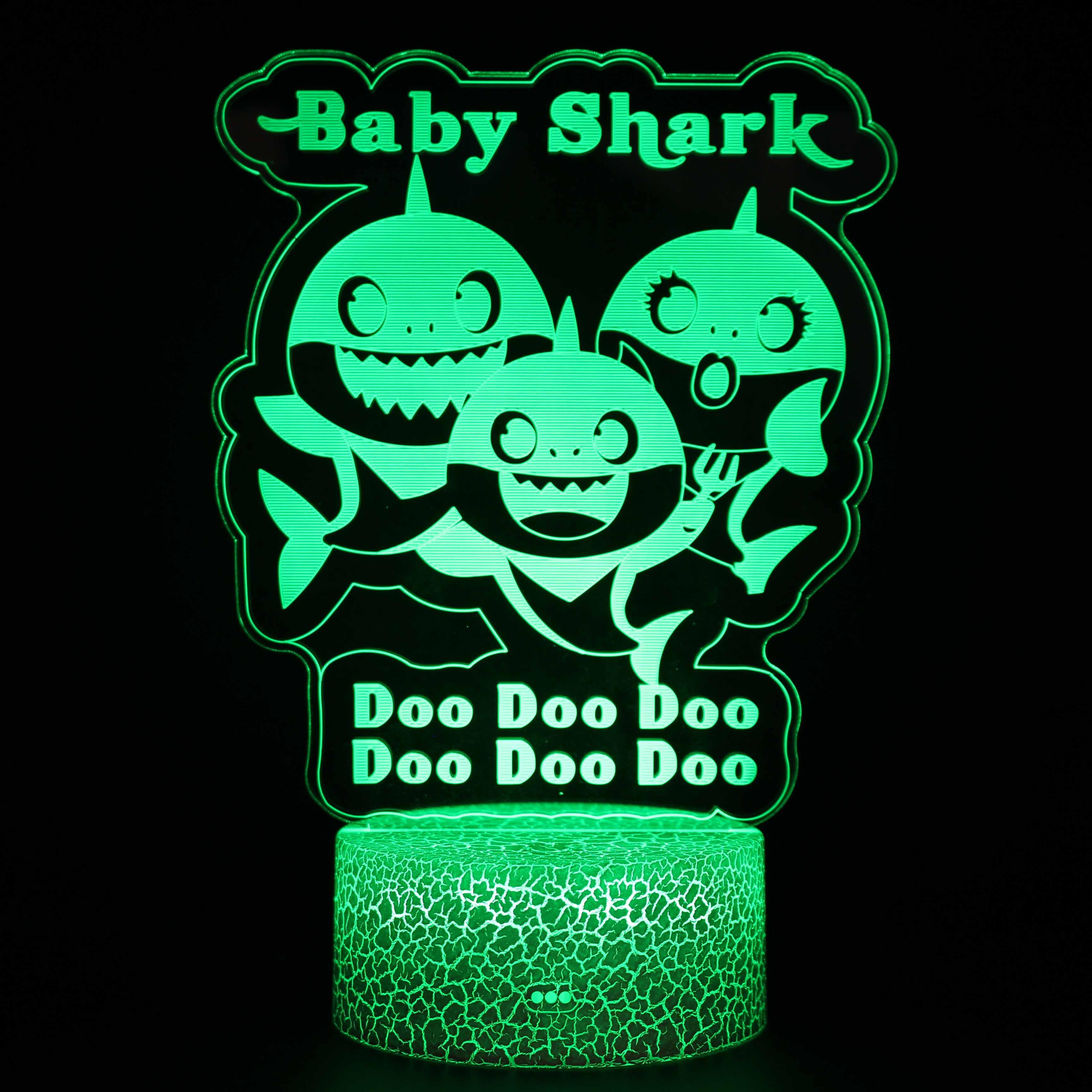 Baby Shark Night Light-3D Optical Lamp