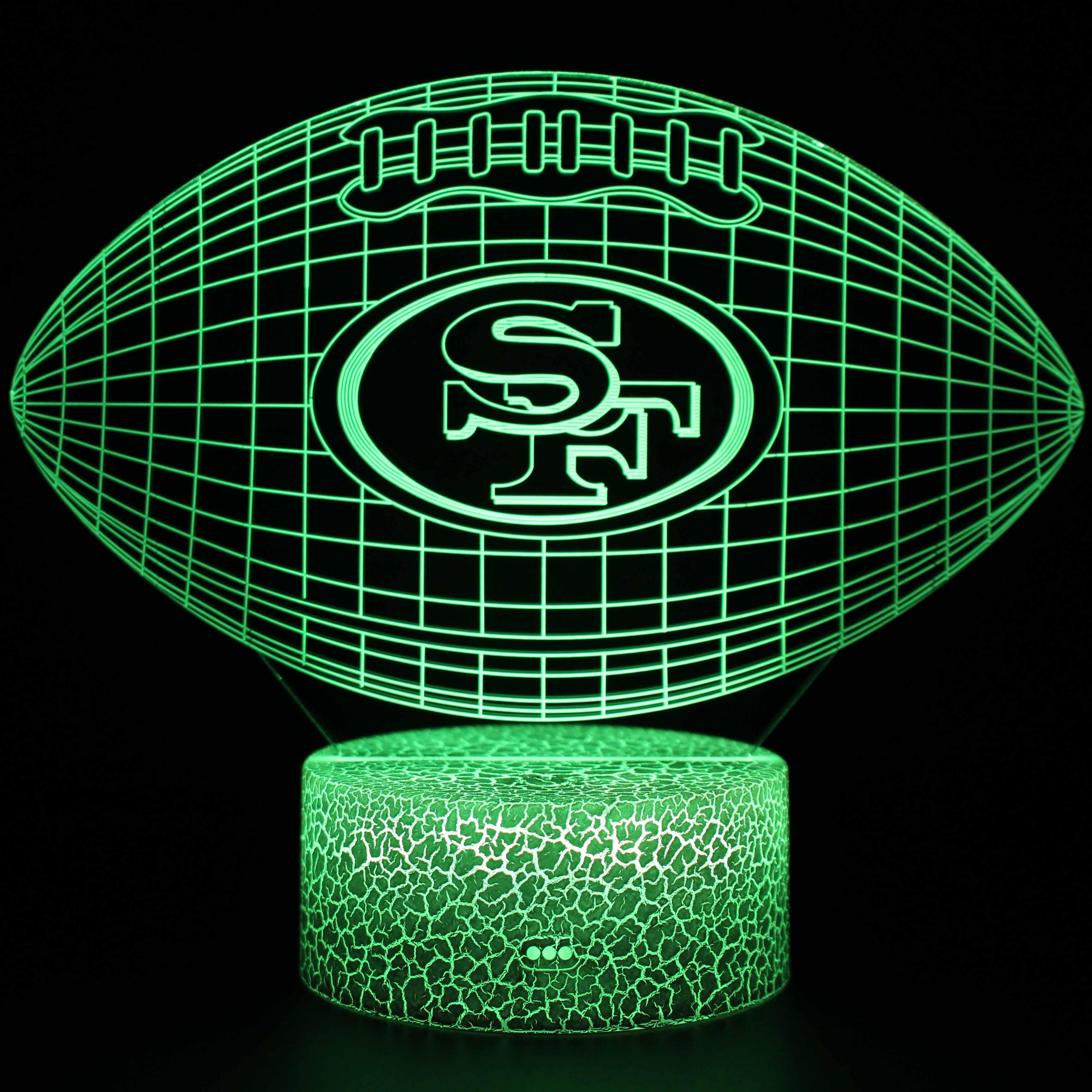49ers Football 3D Lamp Show Off Your Team Spirit in Glowing Style-3D Optical Lamp