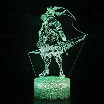 Overwatch Character 3D Optical Illusion Lamp - 3D Optical Lamp