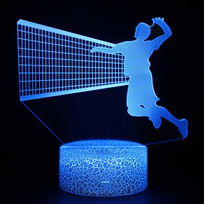 Volleyball Optical Illusion Lamp-3D Optical Lamp
