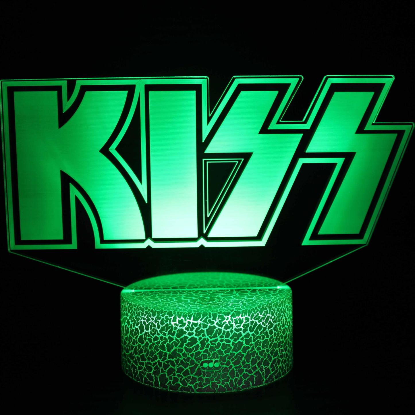 Kiss Day LED Lamp-3D Optical Lamp