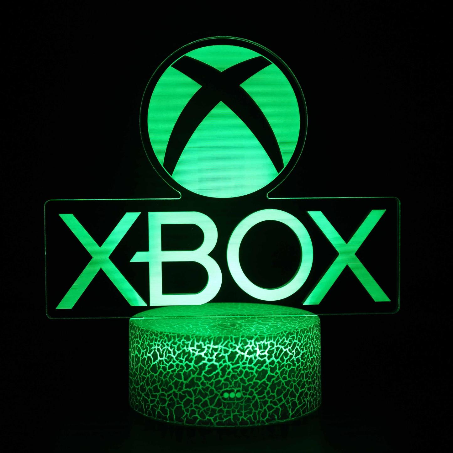 XBox 3D Optical Illusion Lamp For A Gaming Enthusiasts-3D Optical Lamp