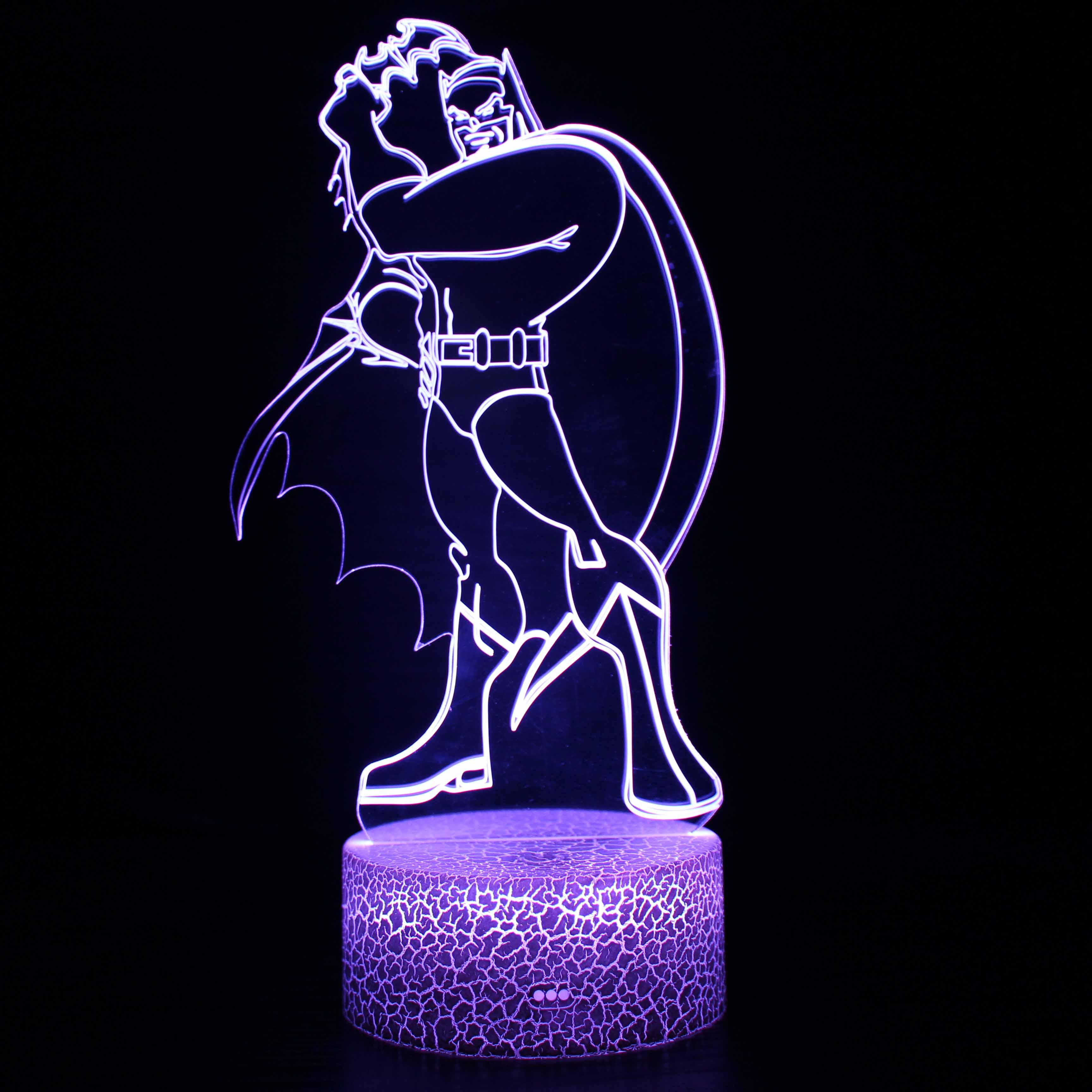 Batman 3D Optical Illusion Lamp - 3D Optical Lamp