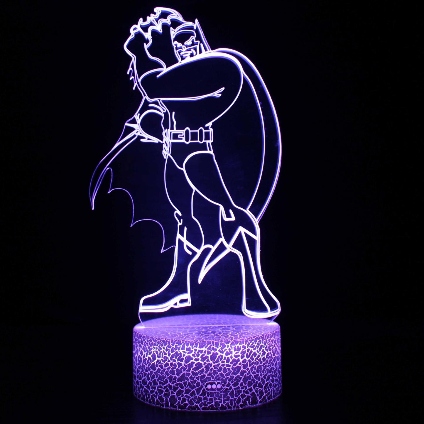 Batman 3D Optical Illusion Lamp-3D Optical Lamp