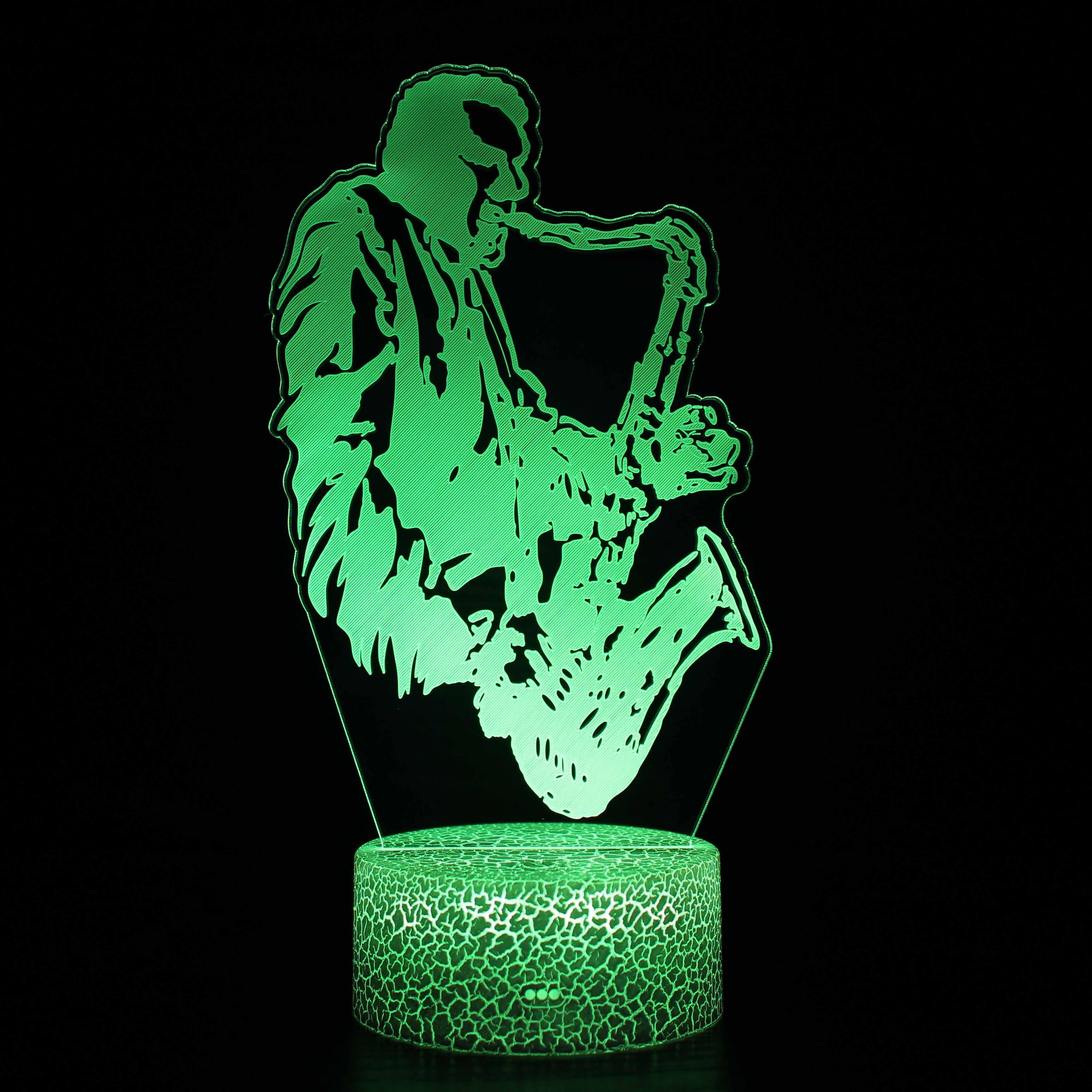 Jazz Musician 3D Lamp-3D Optical Lamp