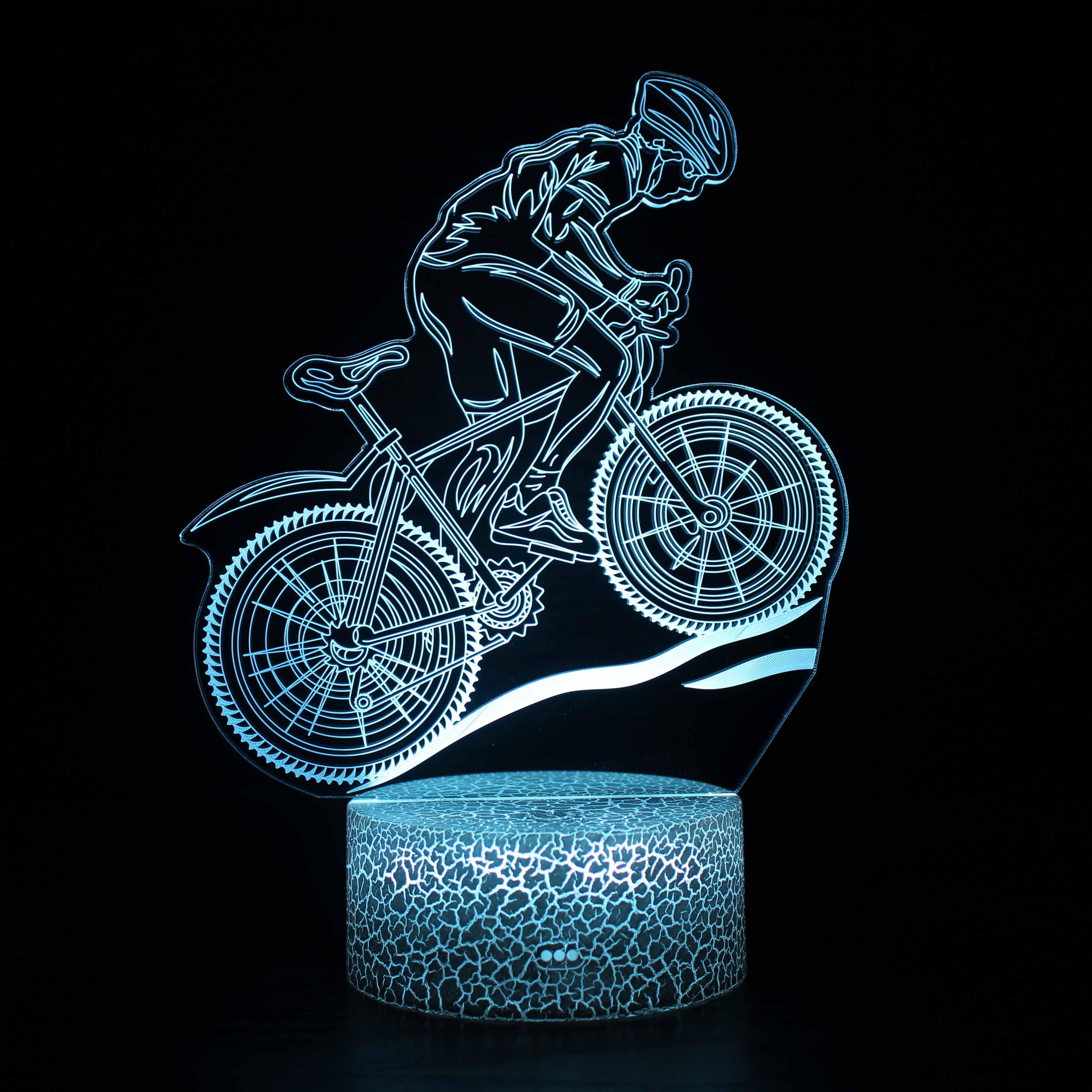 Mountain Bike 3D Lamp-3D Optical Lamp