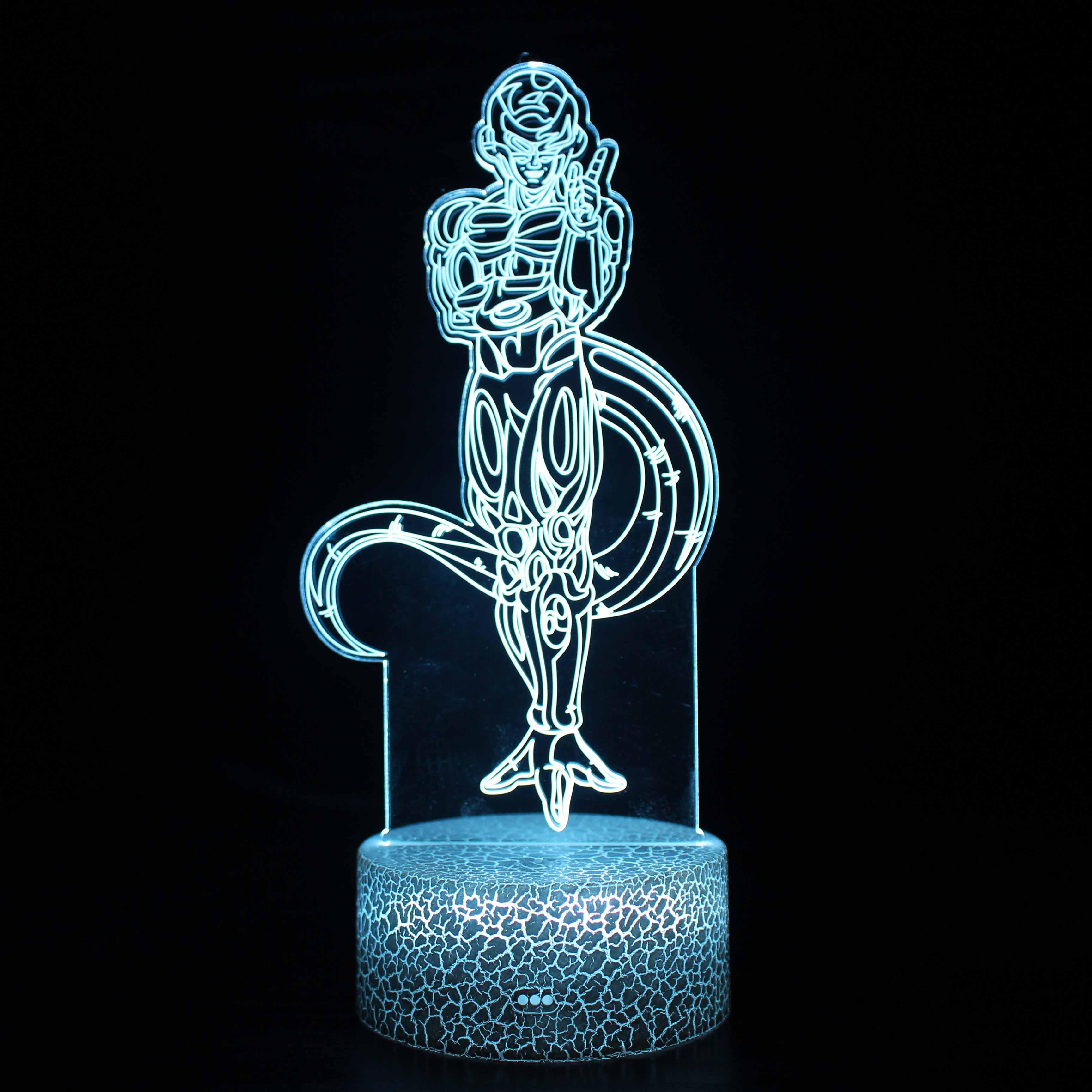 Dragon Ball Z Character 3D Optical Illusion Lamp - 3D Optical Lamp