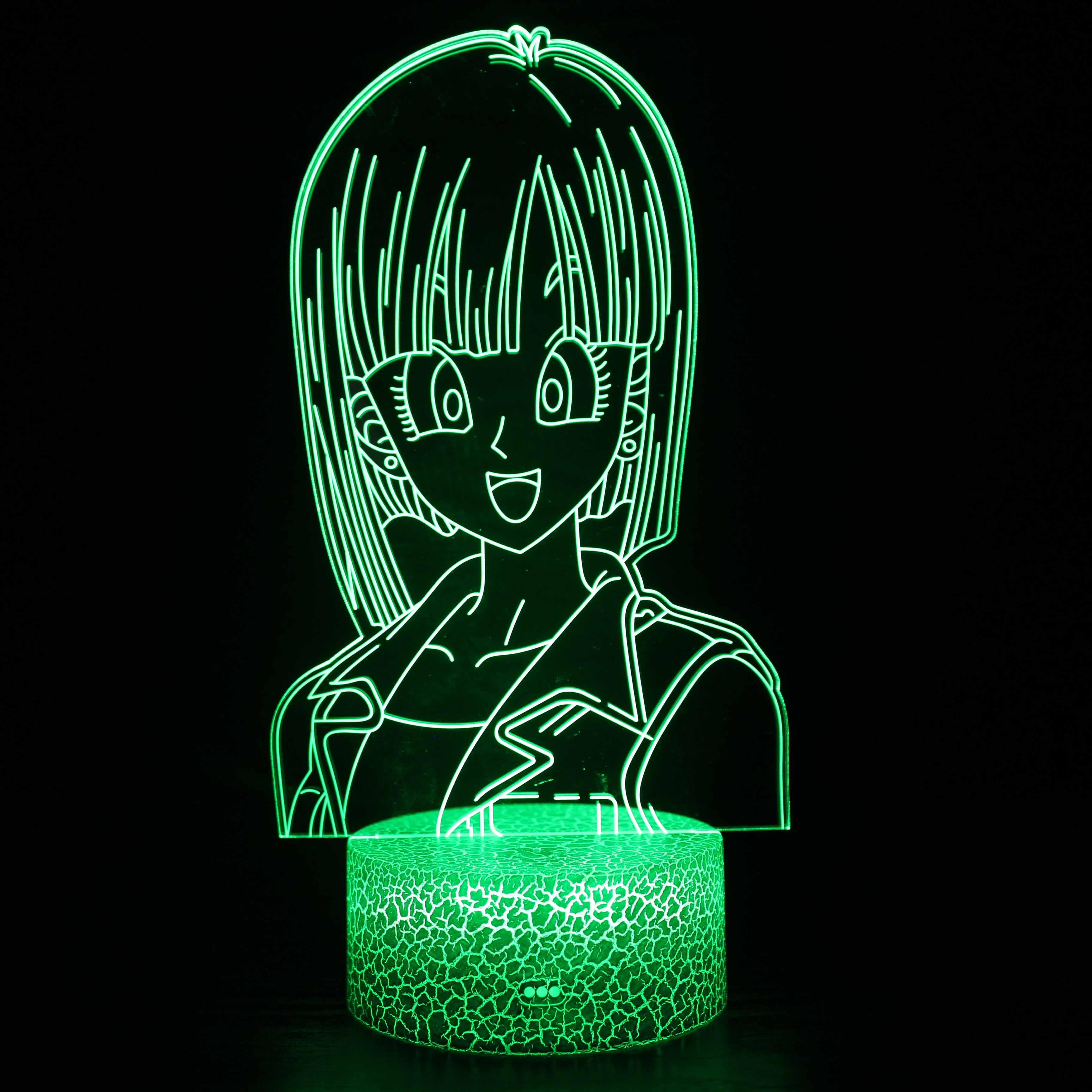Dragon Ball Z Character 3D Optical Illusion Lamp - 3D Optical Lamp