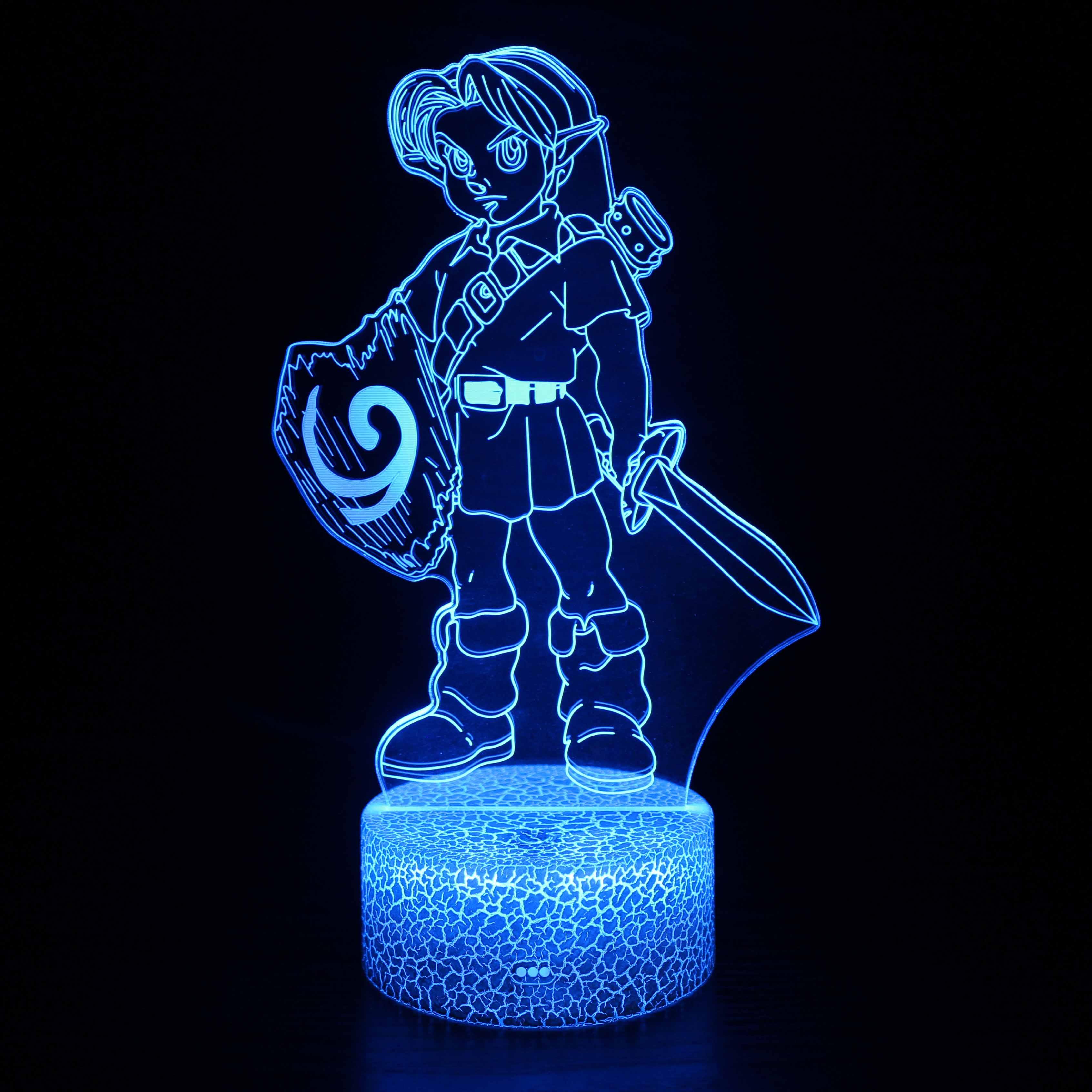 The Legend Of Zelda Cartoon Optical Illusion Lamp - 3D Optical Lamp