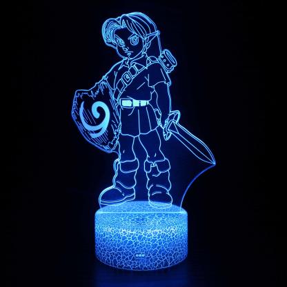 The Legend Of Zelda Cartoon Optical Illusion Lamp - 3D Optical Lamp
