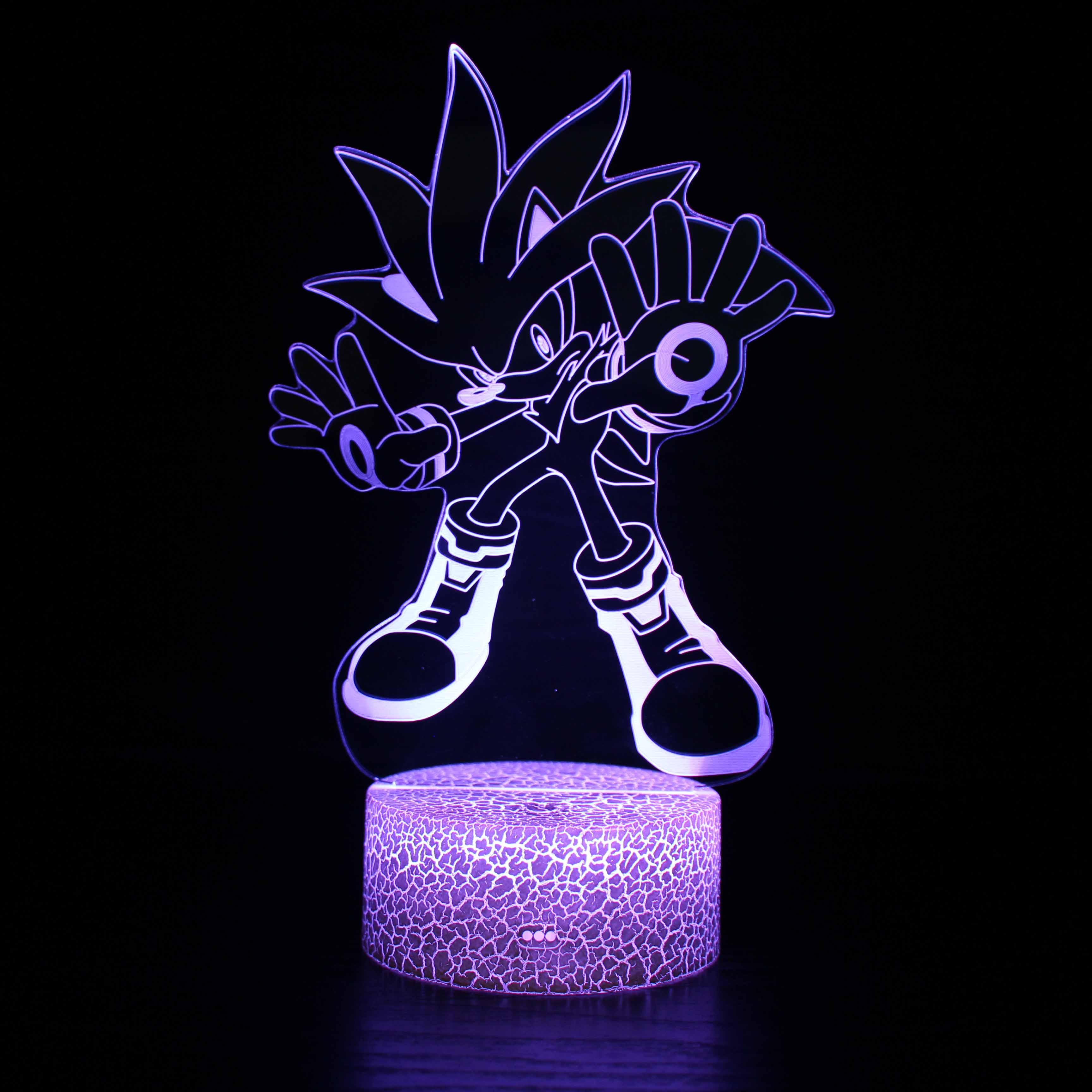 Sonic Hedgehog 3D Lamp-3D Optical Lamp