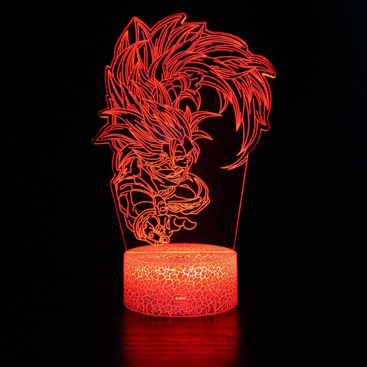 Dragon Ball Z Character 3D Optical Illusion Lamp - 3D Optical Lamp