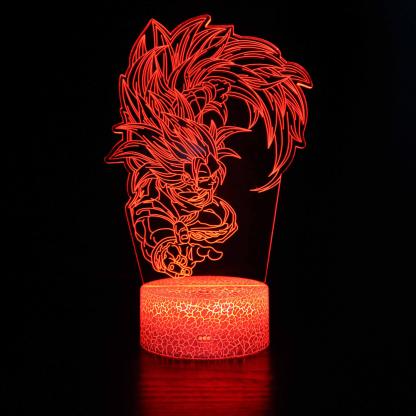 Dragon Ball Z Character 3D Optical Illusion Lamp - 3D Optical Lamp