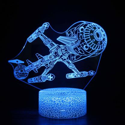 Satellite 3D Lamp Illuminate Your Universe-3D Optical Lamp