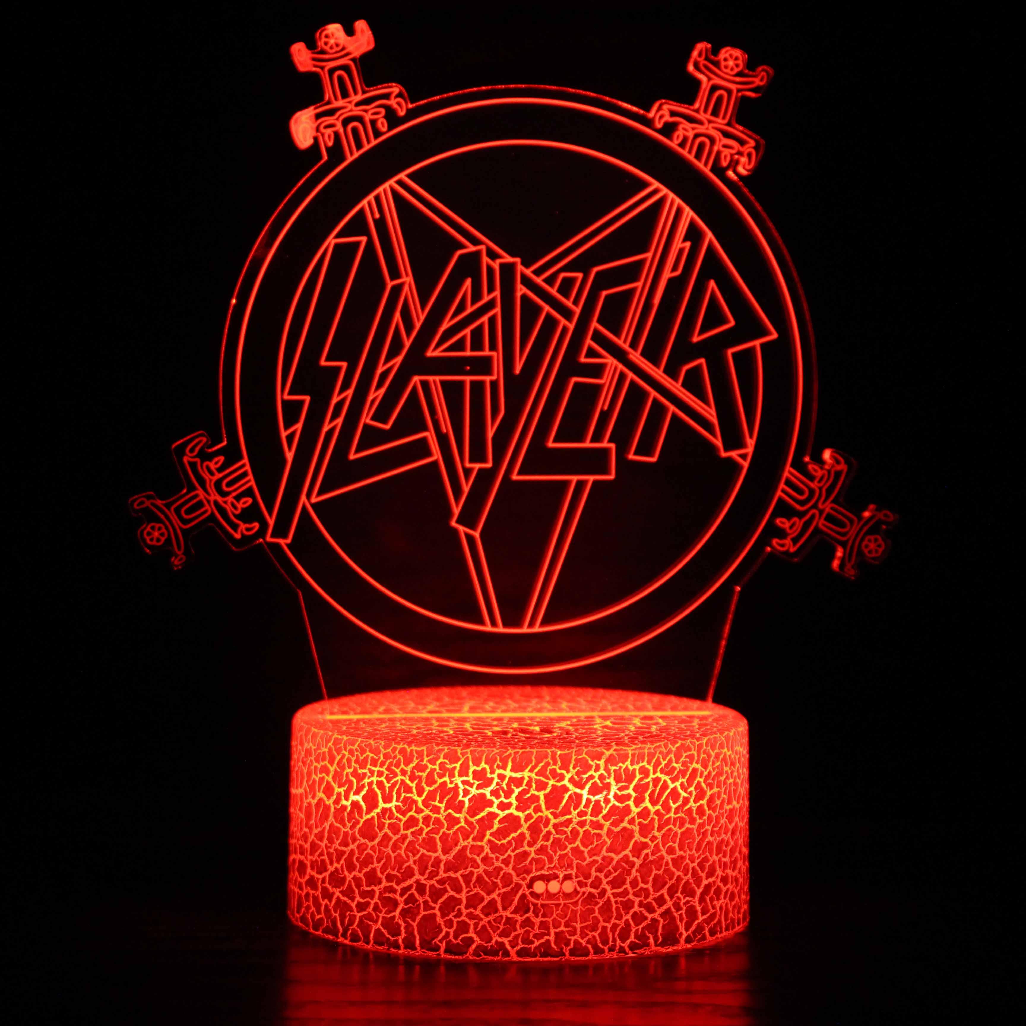 Slayer Band 3D Lamp-3D Optical Lamp