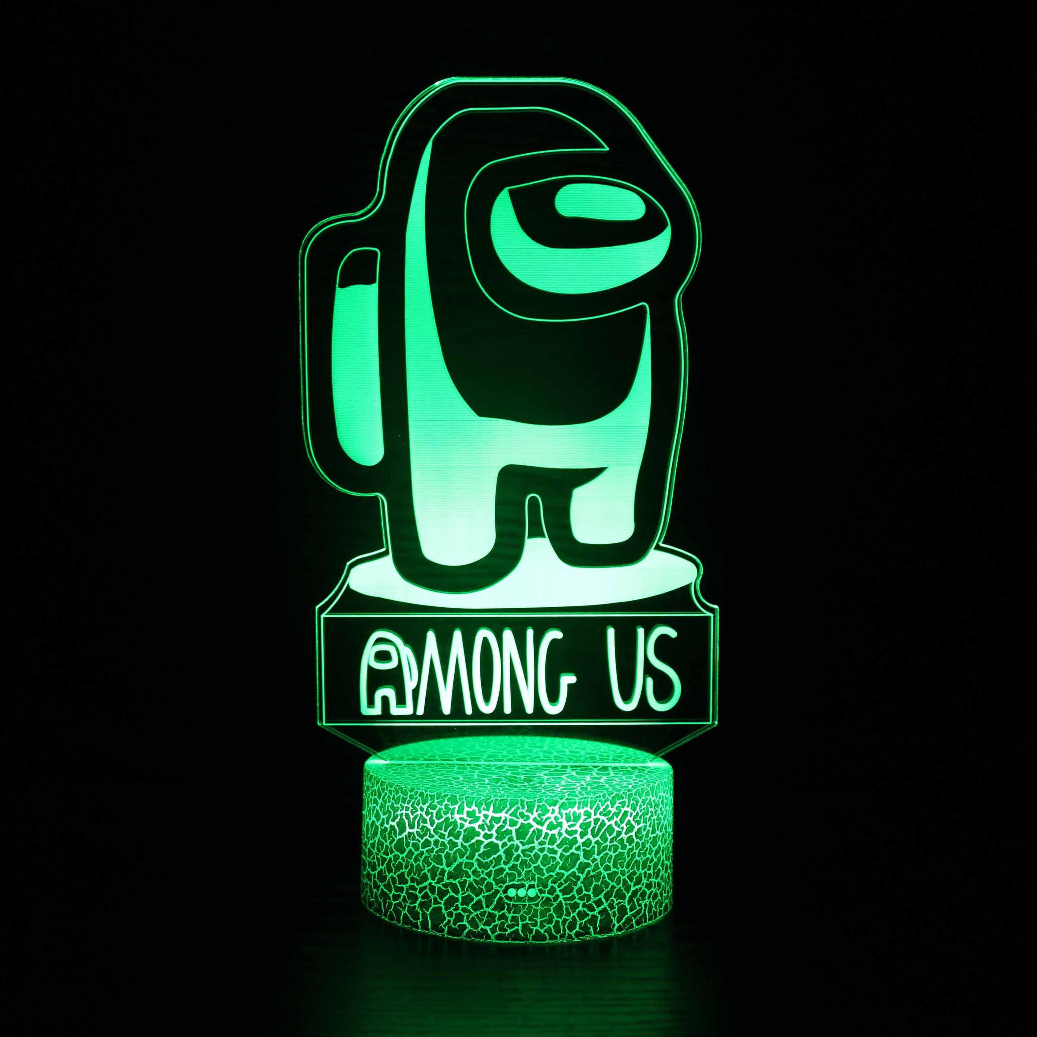 Among Us 3D Optical Illusion Lamp For Decor And Lighting-3D Optical Lamp