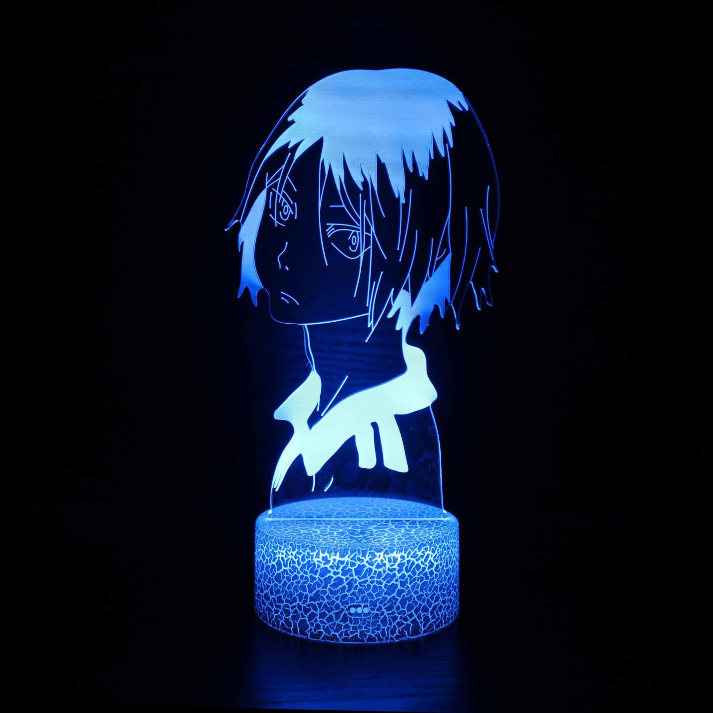 Haikyuu Kenma 3D Optical Illusion Lamp - 3D Optical Lamp