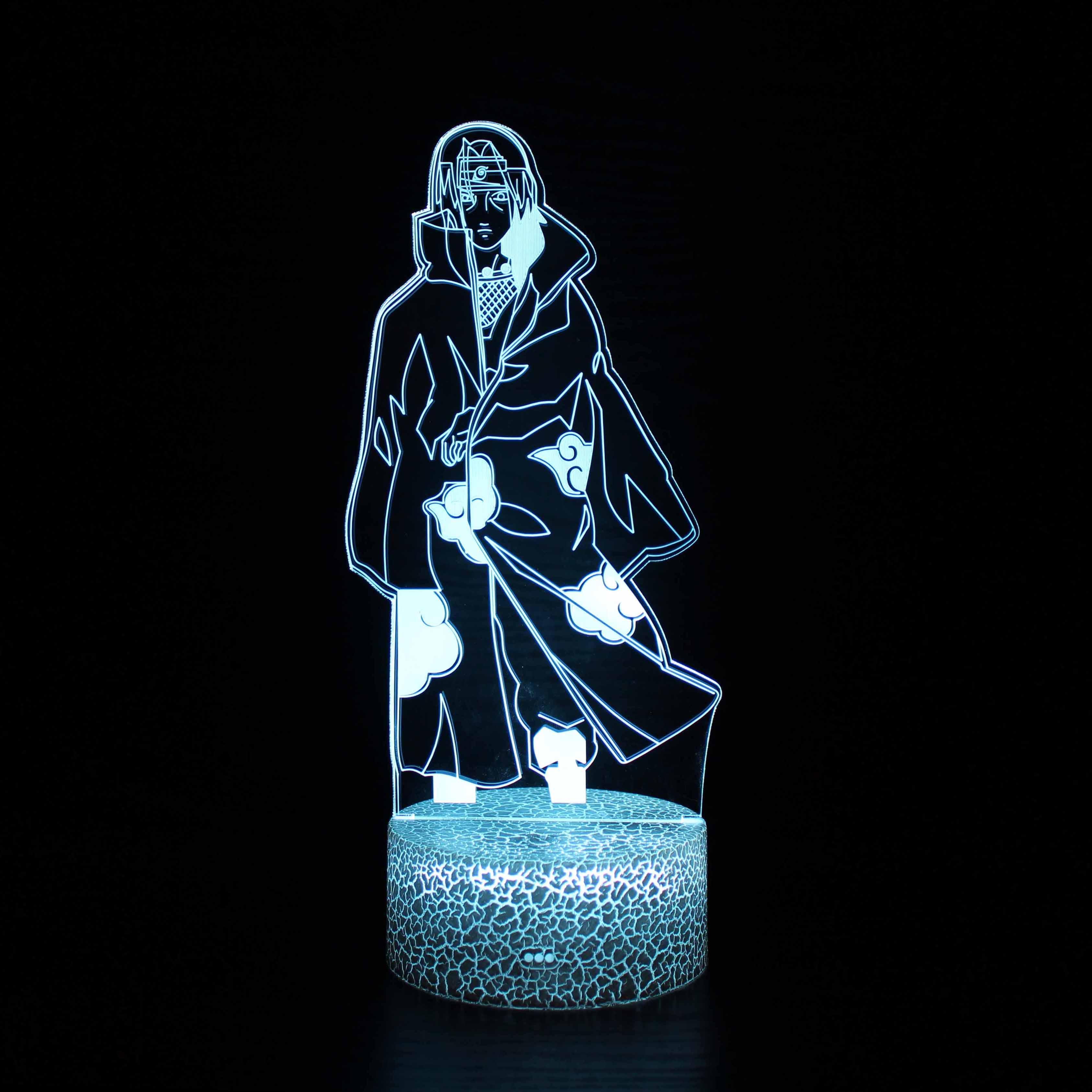Naruto Itachi Character 3D Optical Illusion Lamp - 3D Optical Lamp