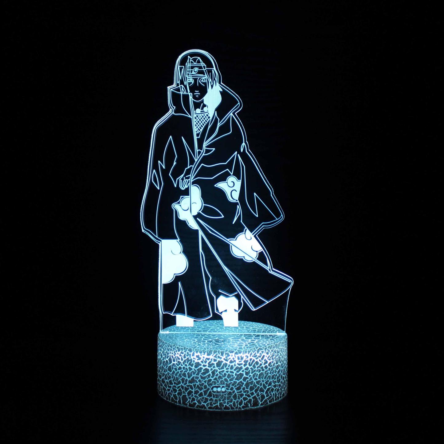 Naruto Itachi Character 3D Optical Illusion Lamp - 3D Optical Lamp