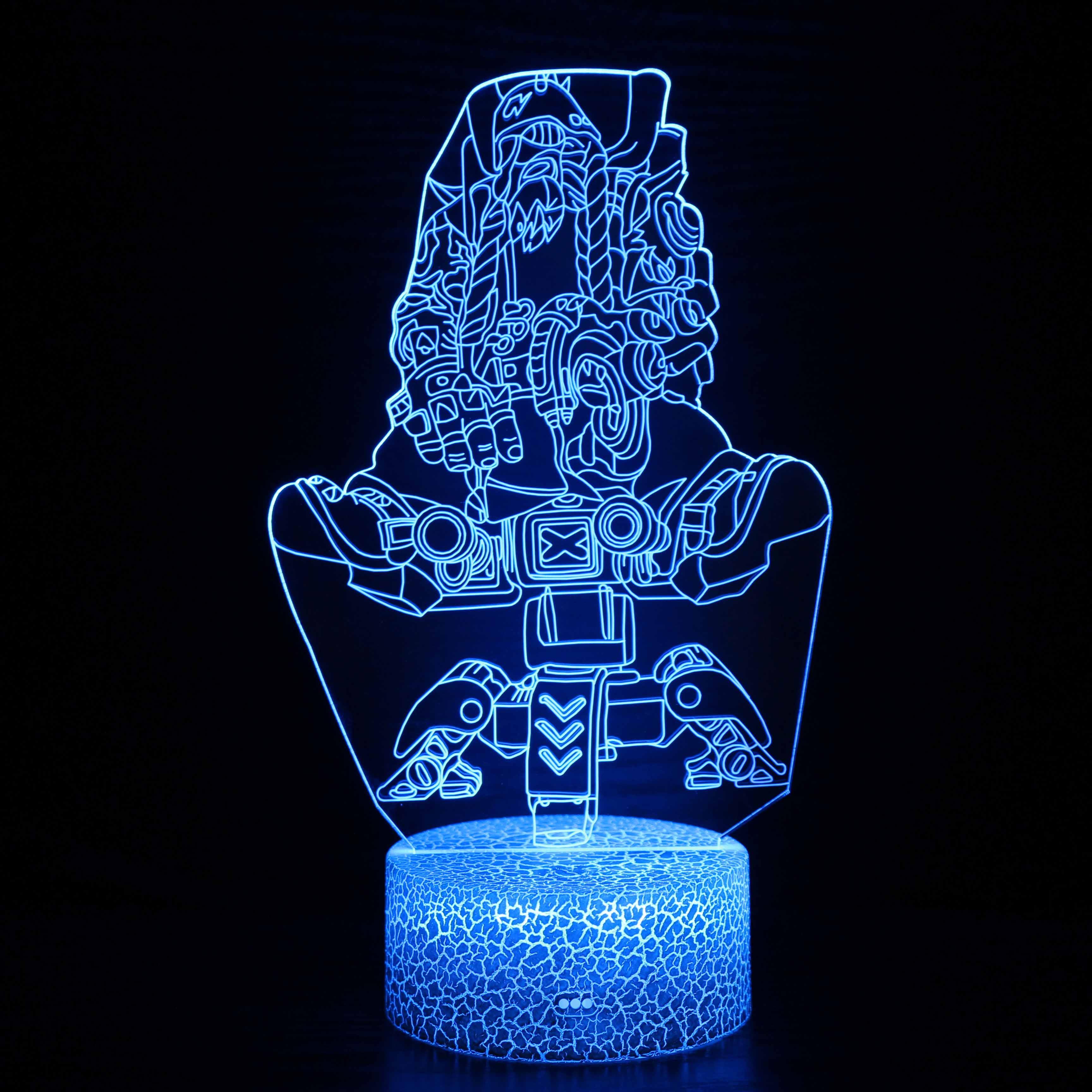 Gaming Inspired Overwatch Character 3D Illusion Lamp-3D Optical Lamp