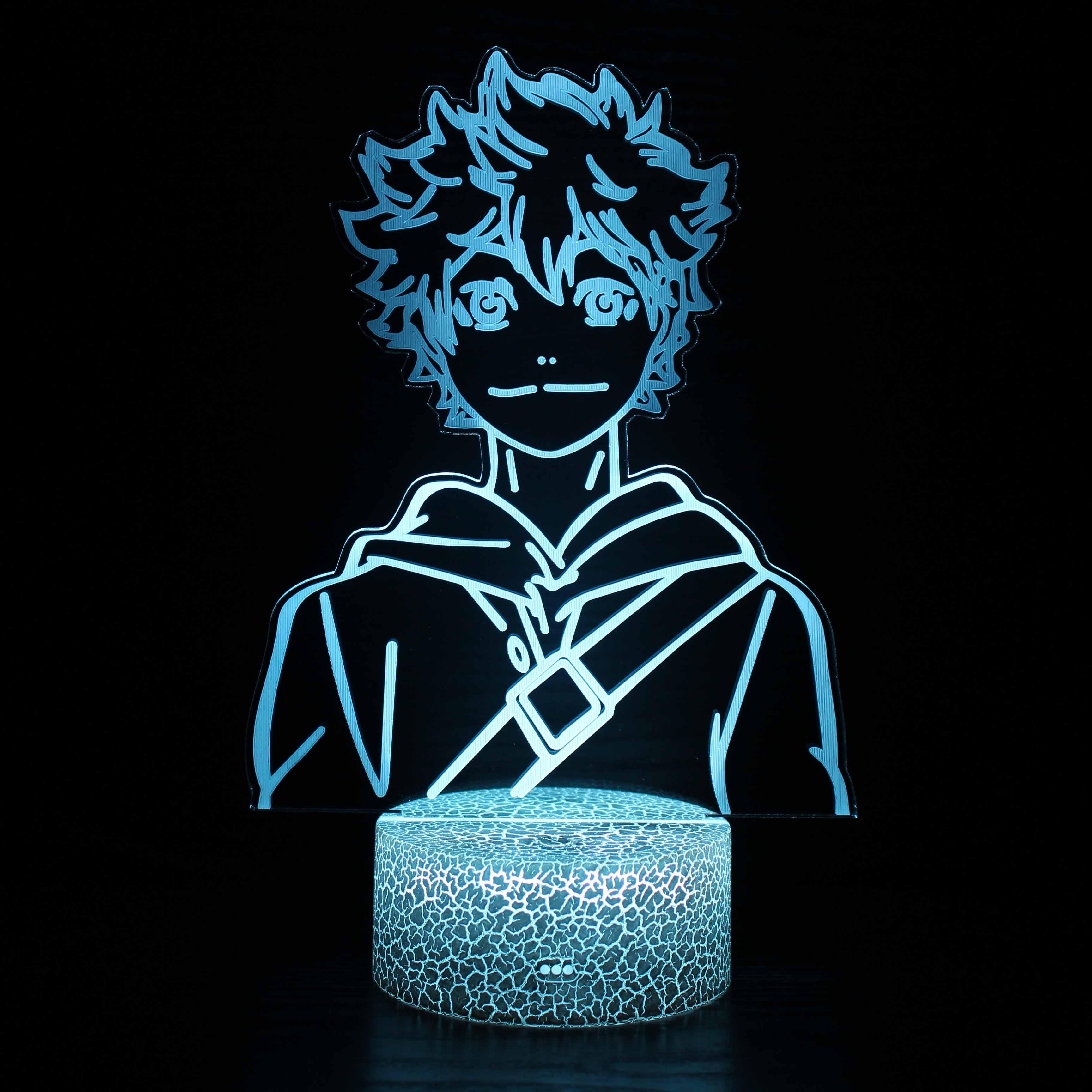 Haikyuu Hinata 3D Optical Illusion Lamp - 3D Optical Lamp