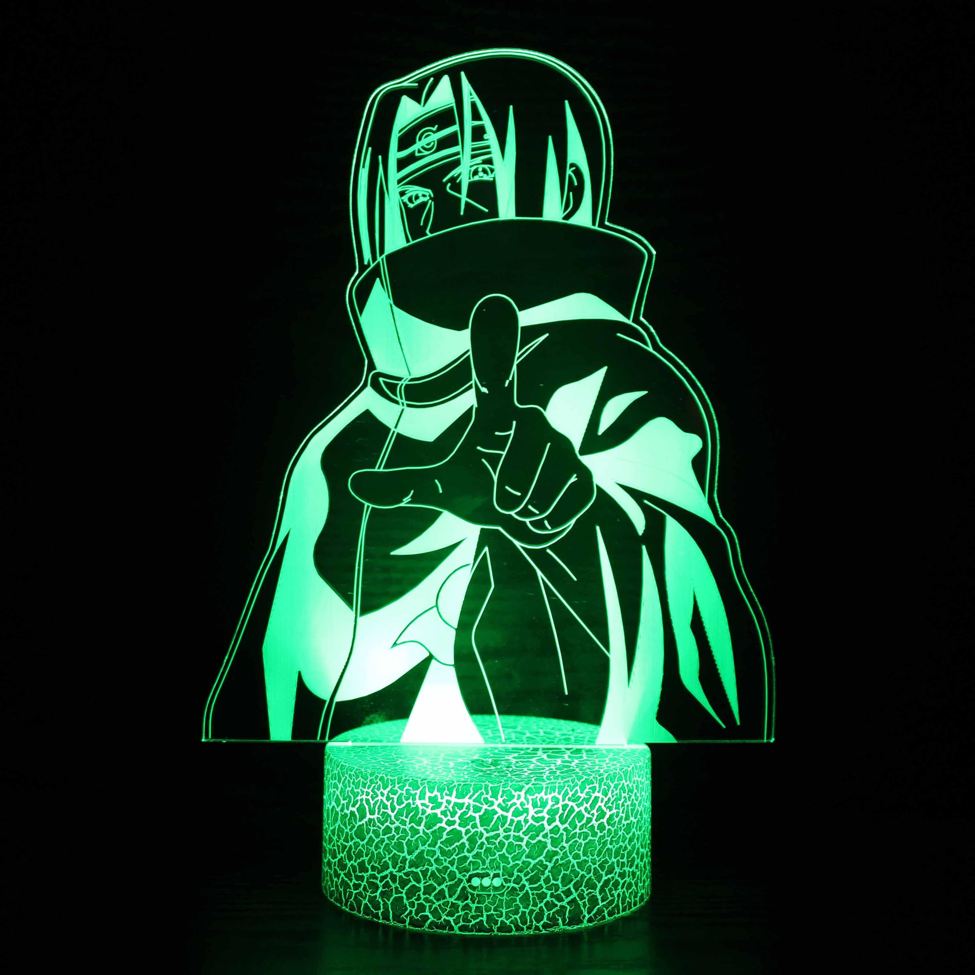 Naruto Itachi Character 3D Optical Illusion Lamp - 3D Optical Lamp