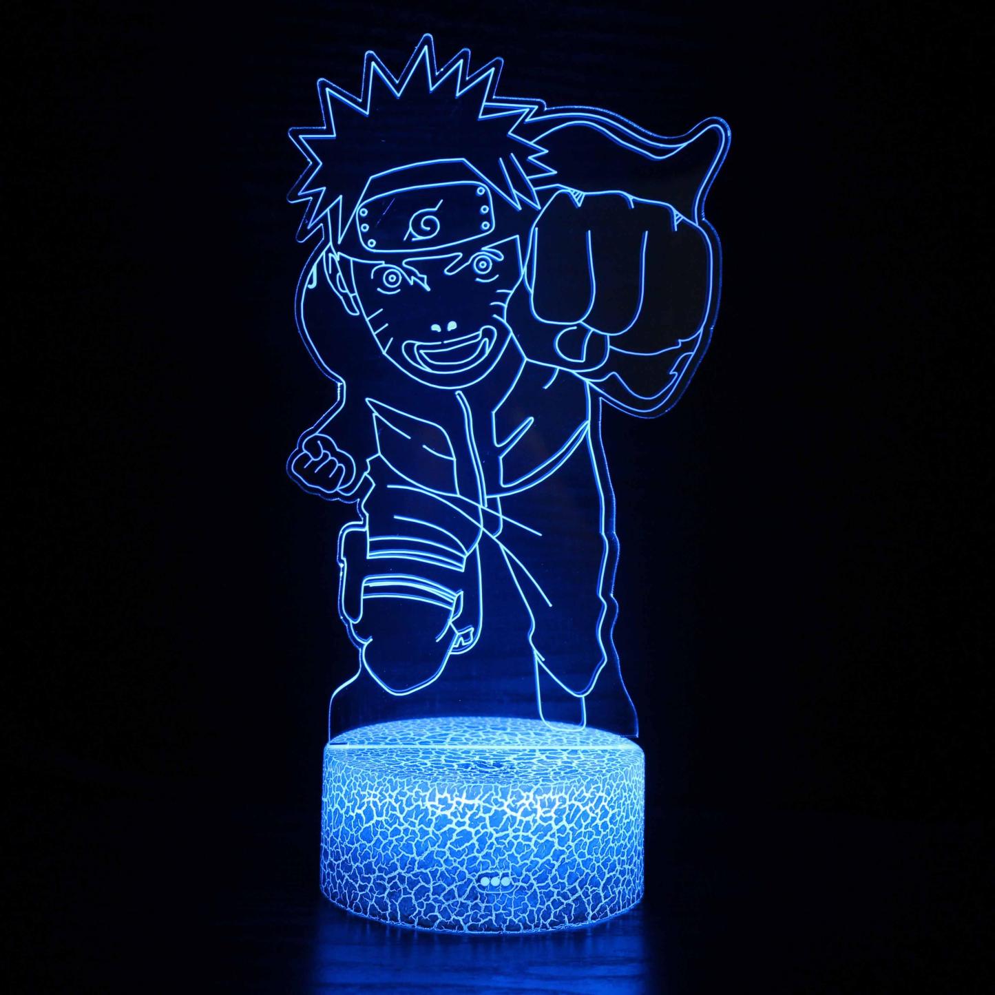 Naruto Character 3D Optical Illusion Lamp - 3D Optical Lamp