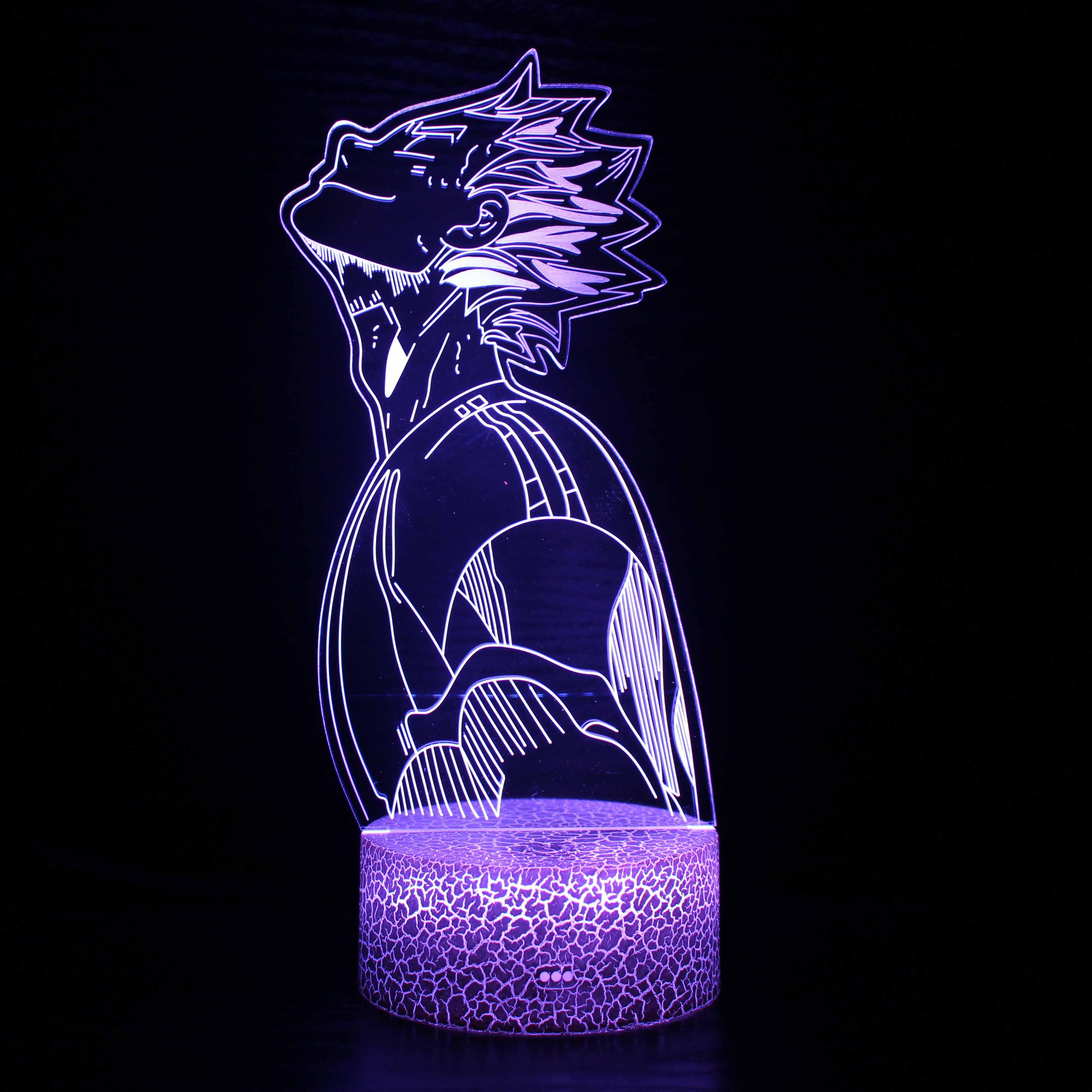 Haikyuu Bokuto 3D Optical Illusion Lamp-3D Optical Lamp