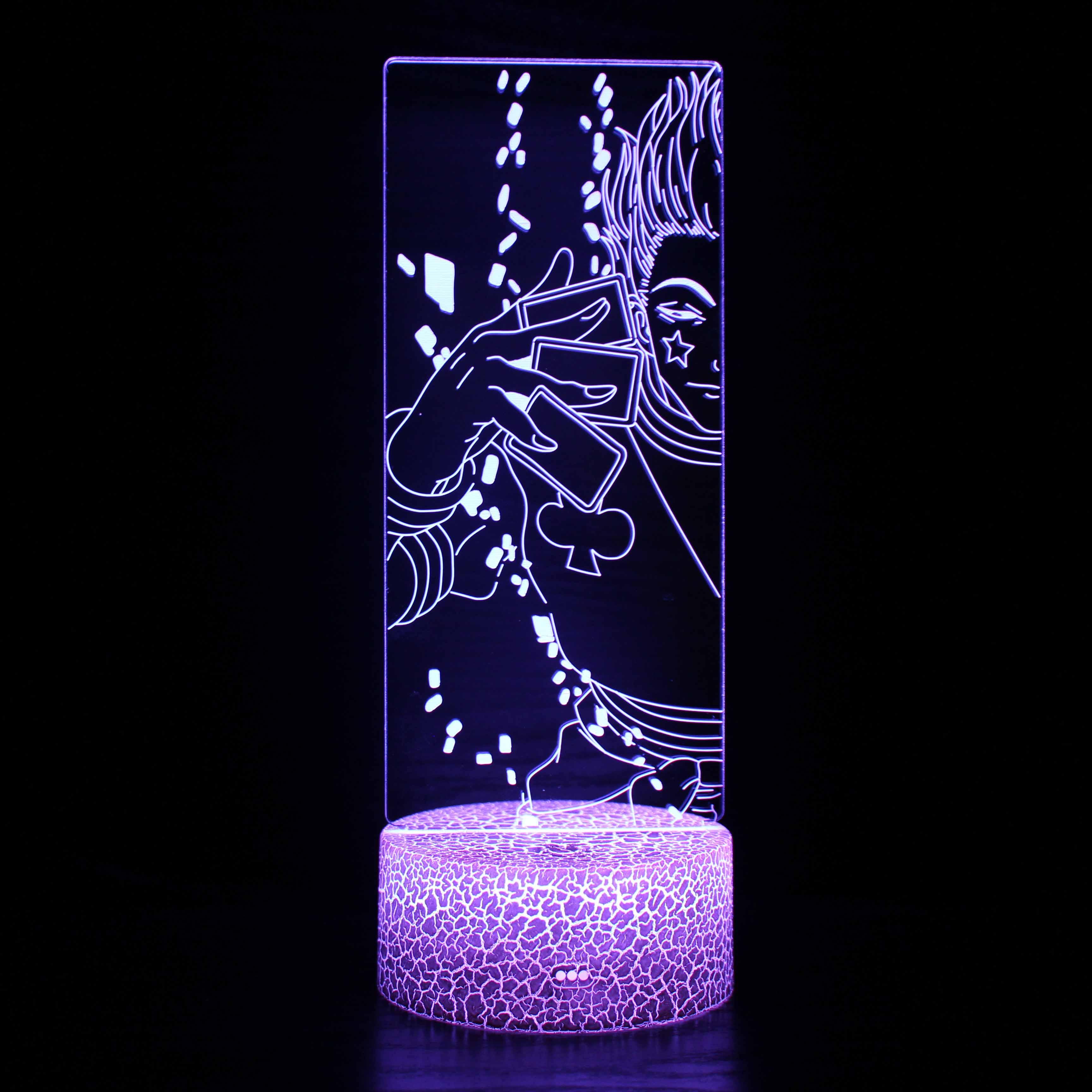 Hisoka Playing Card Lamp-3D Optical Lamp