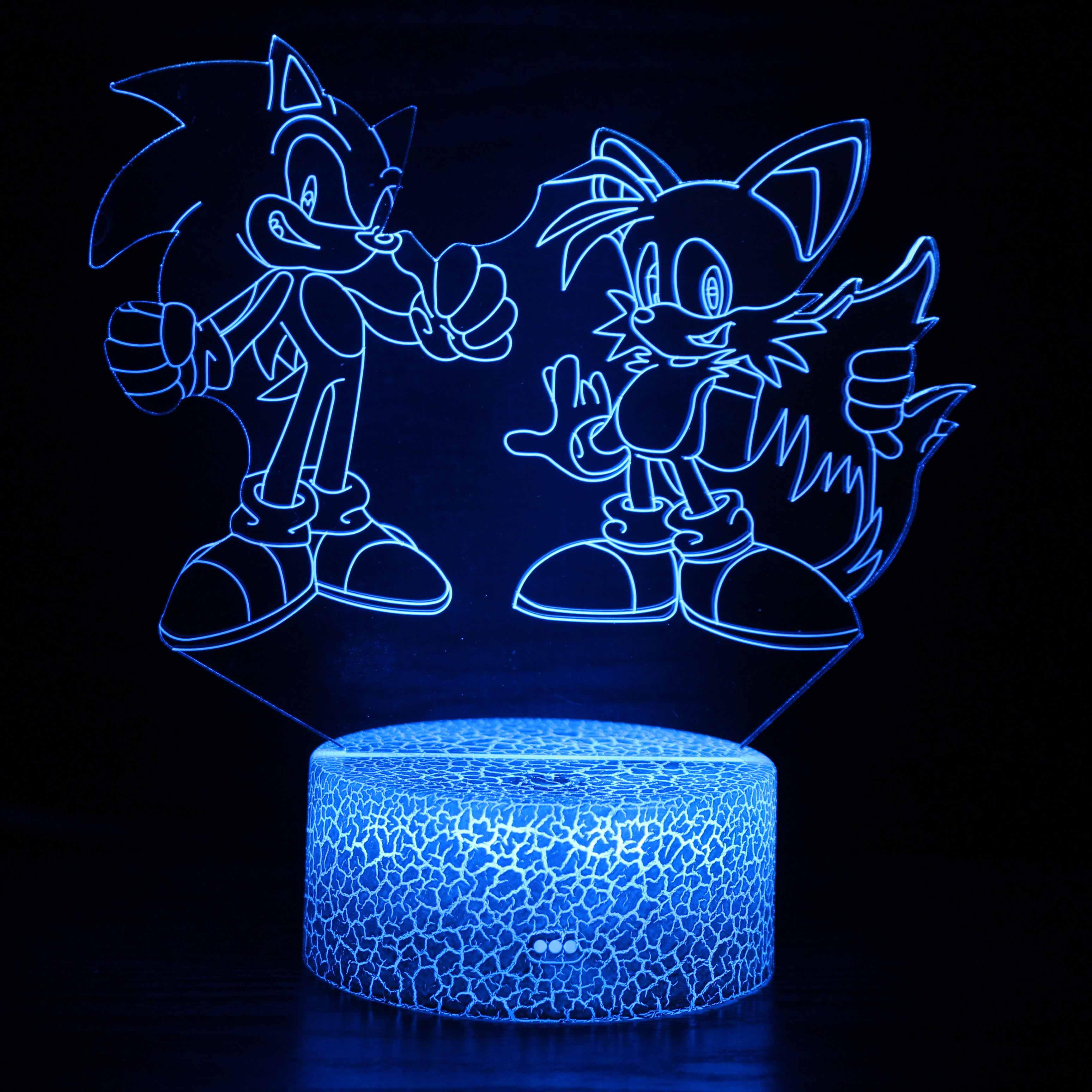 Sonic Hedgehog LED Lamp-3D Optical Lamp
