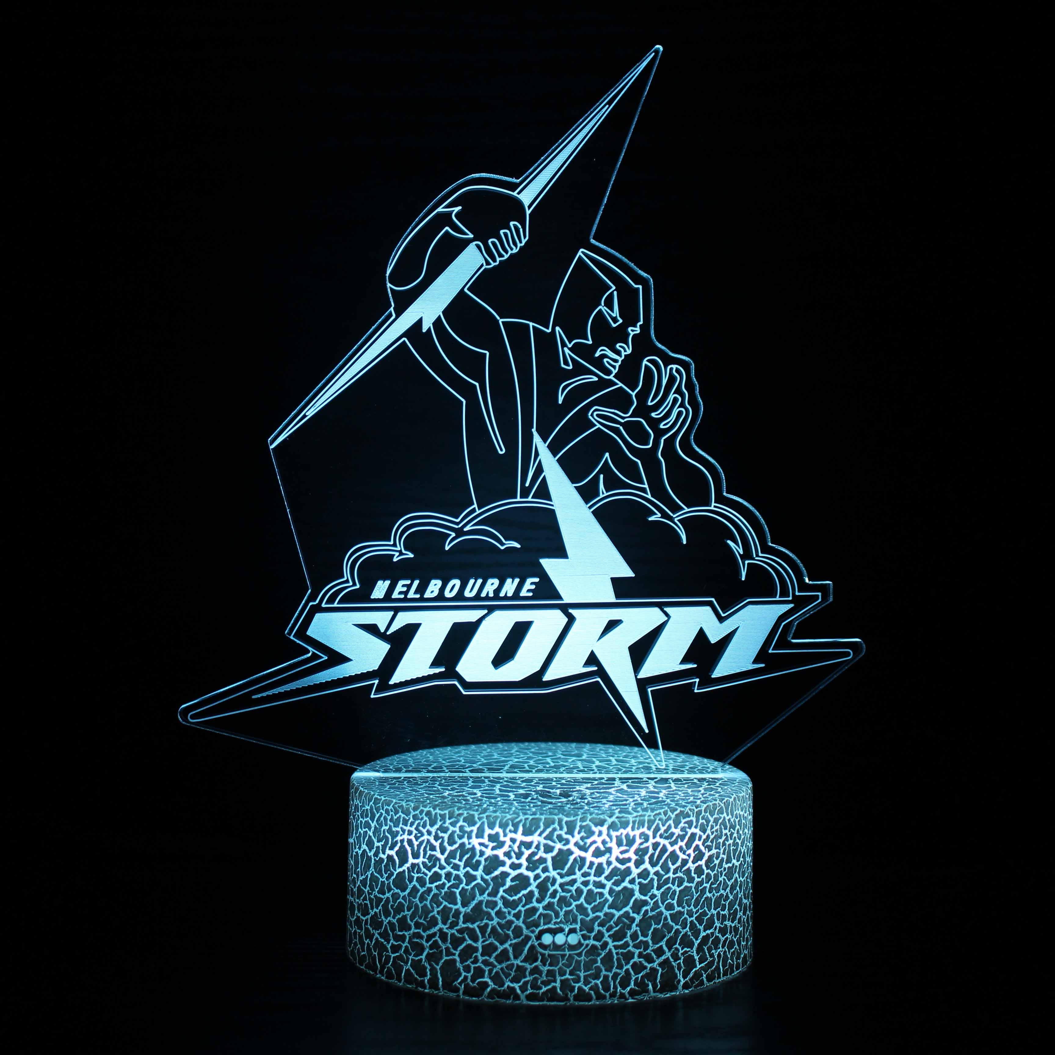 Melbourne Storm 3D Optical Illusion Lamp - 3D Optical Lamp