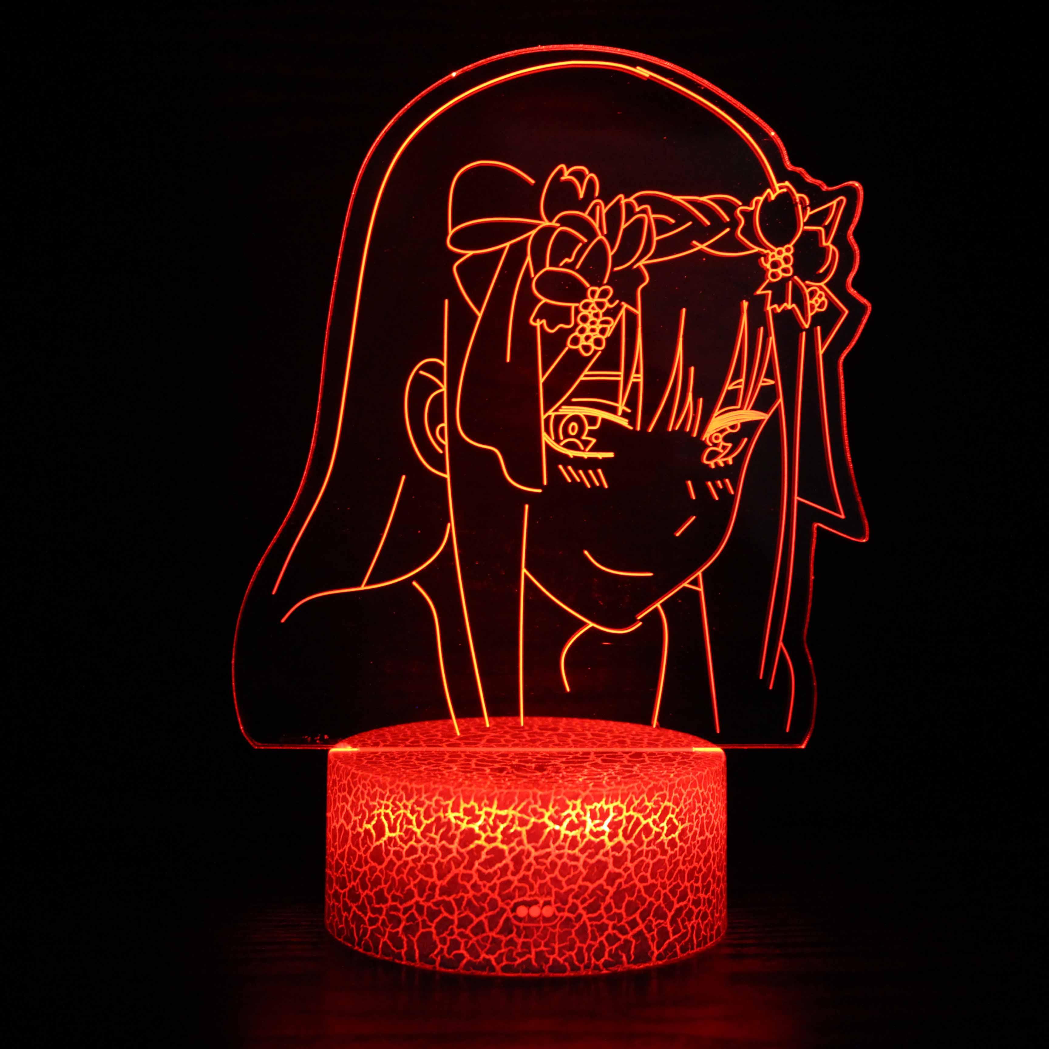 Darling in the Franxx 3D Optical Illusion Lamp-3D Optical Lamp