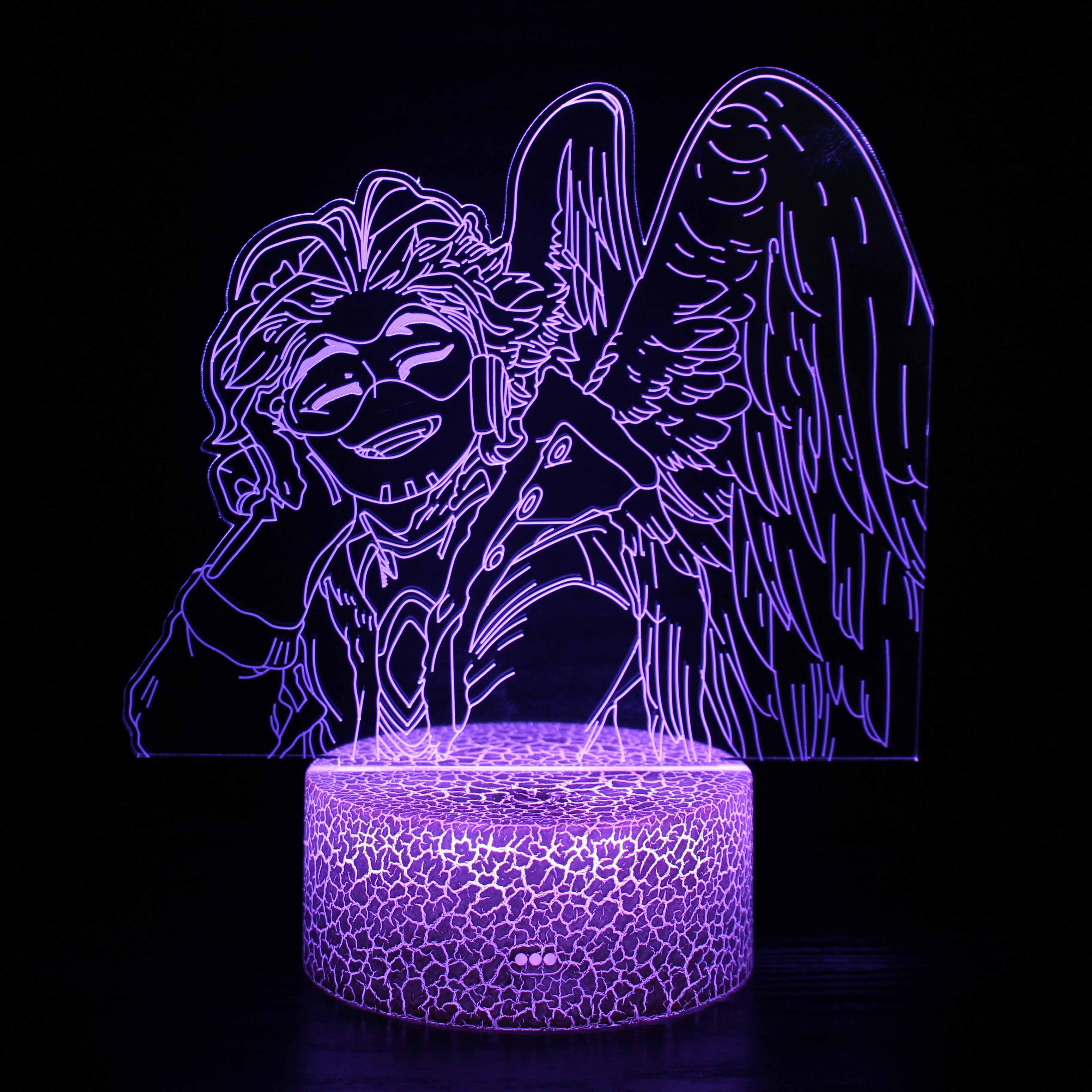 My Hero Academia 3D Optical Illusion Lamp - 3D Optical Lamp