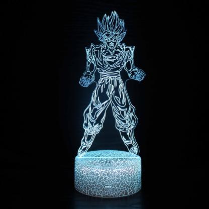 Dragon Ball Z Character 3D Optical Illusion Lamp - 3D Optical Lamp