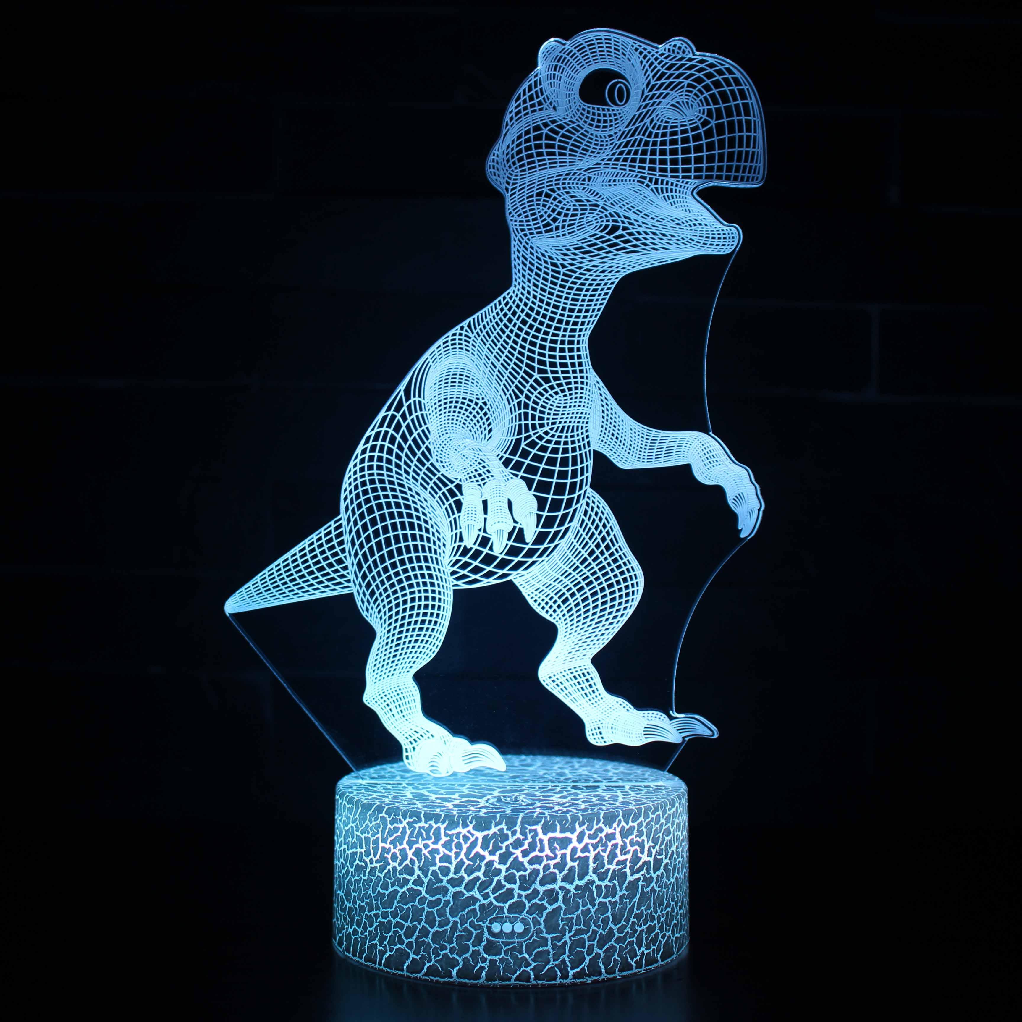 Baby Dinosaur 3D Optical Illusion Lamp For Lighting And Decor-3D Optical Lamp