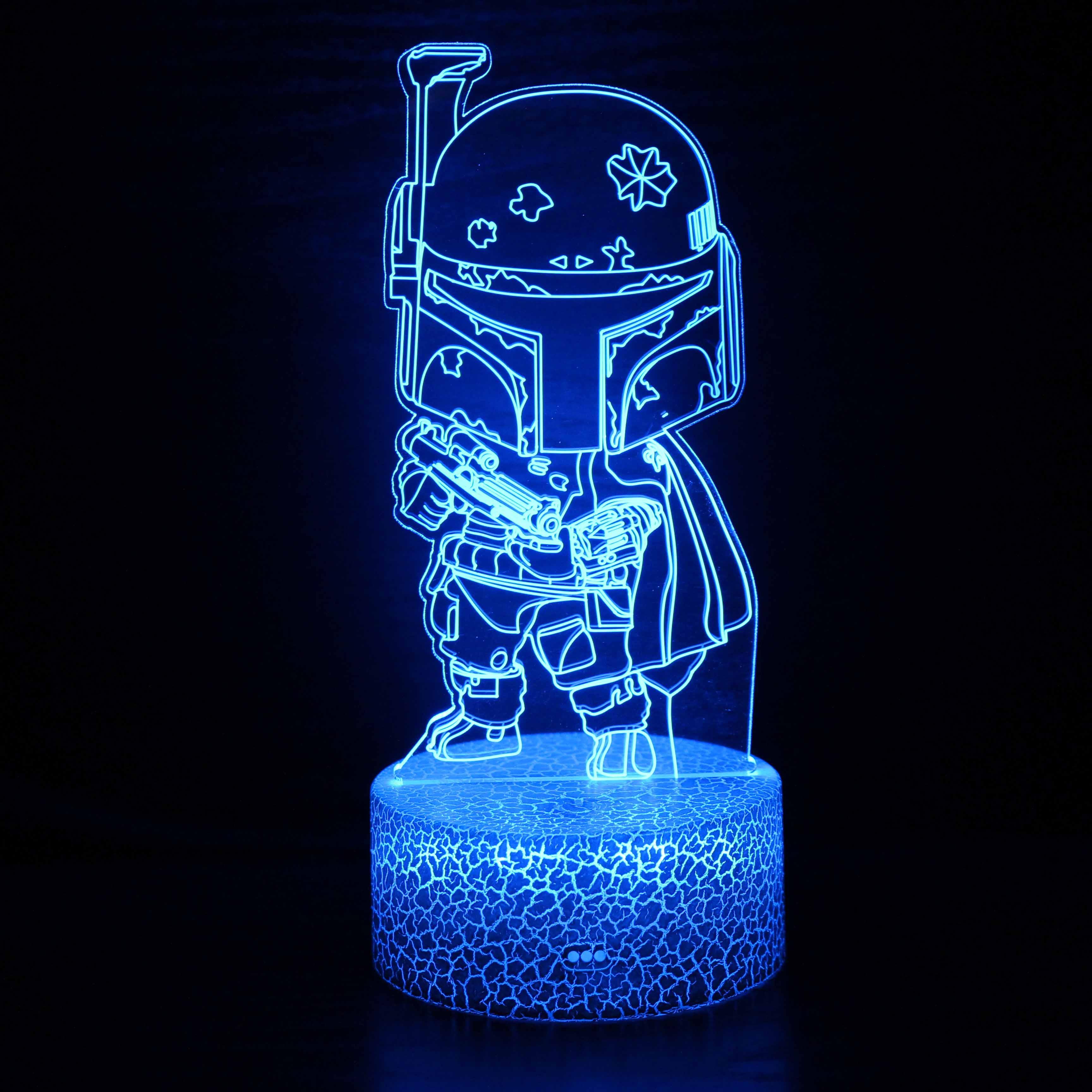 Warrior LED Illusion Lamp - 3D Optical Lamp