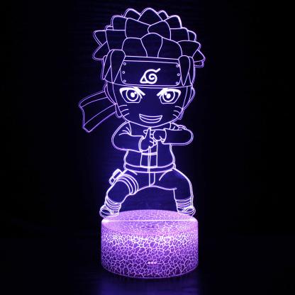 Baby Naruto Character 3D Optical Illusion Lamp - 3D Optical Lamp