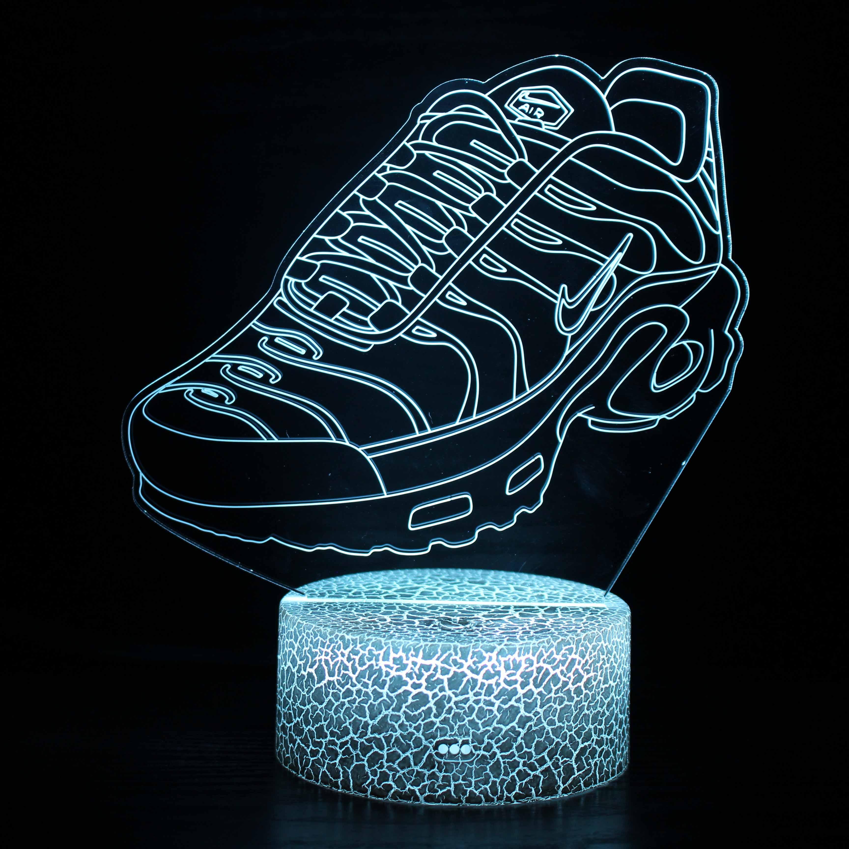 Basketball Shoes 3D Optical Illusion Lamp - 3D Optical Lamp
